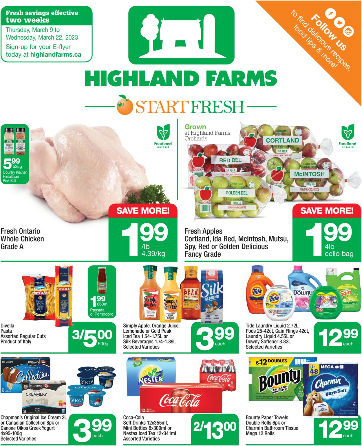 Highland Farms Flyer from 03/09/2023