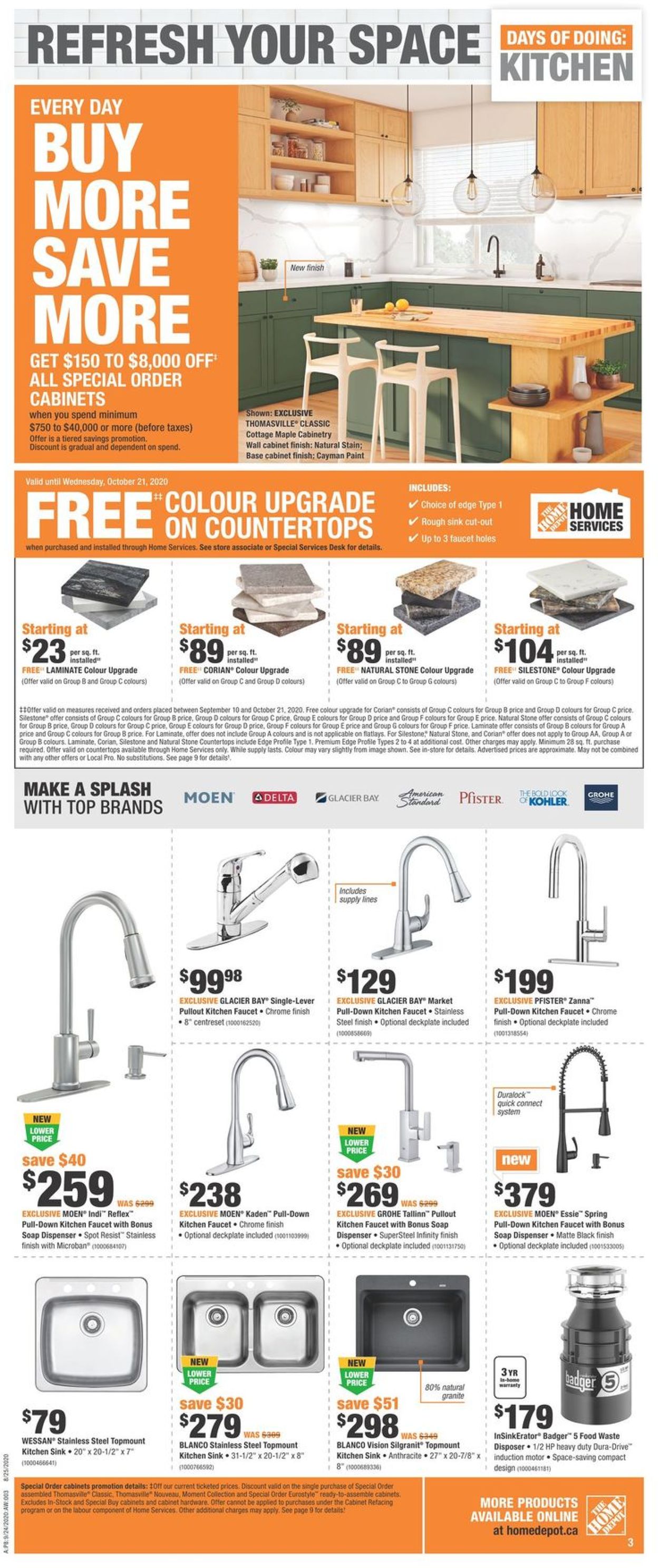 Home Depot Flyer from 09/24/2020
