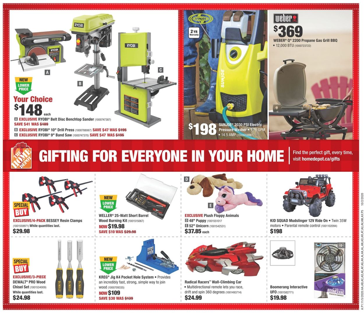 Home Depot Flyer from 12/03/2020