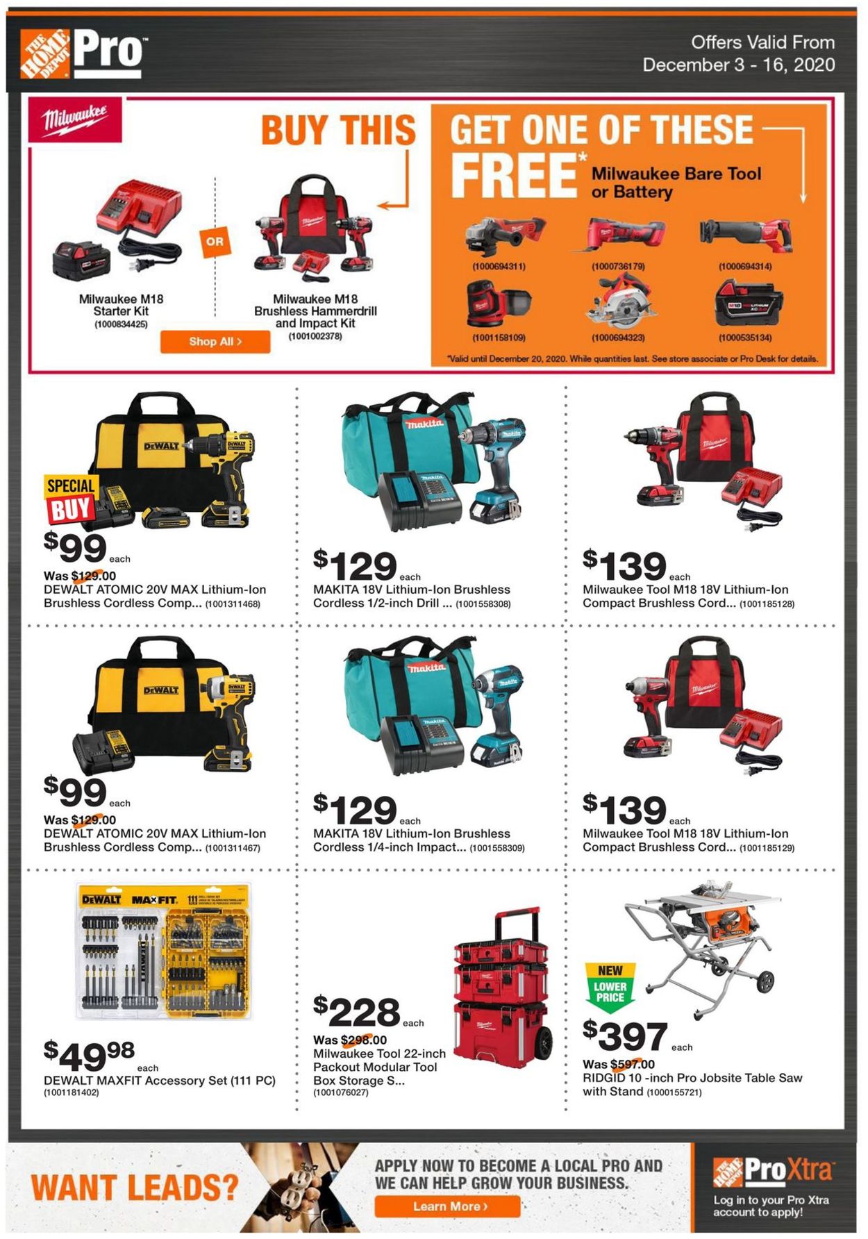Home Depot Holiday 2020 Current flyer 12/03 12/16/2020