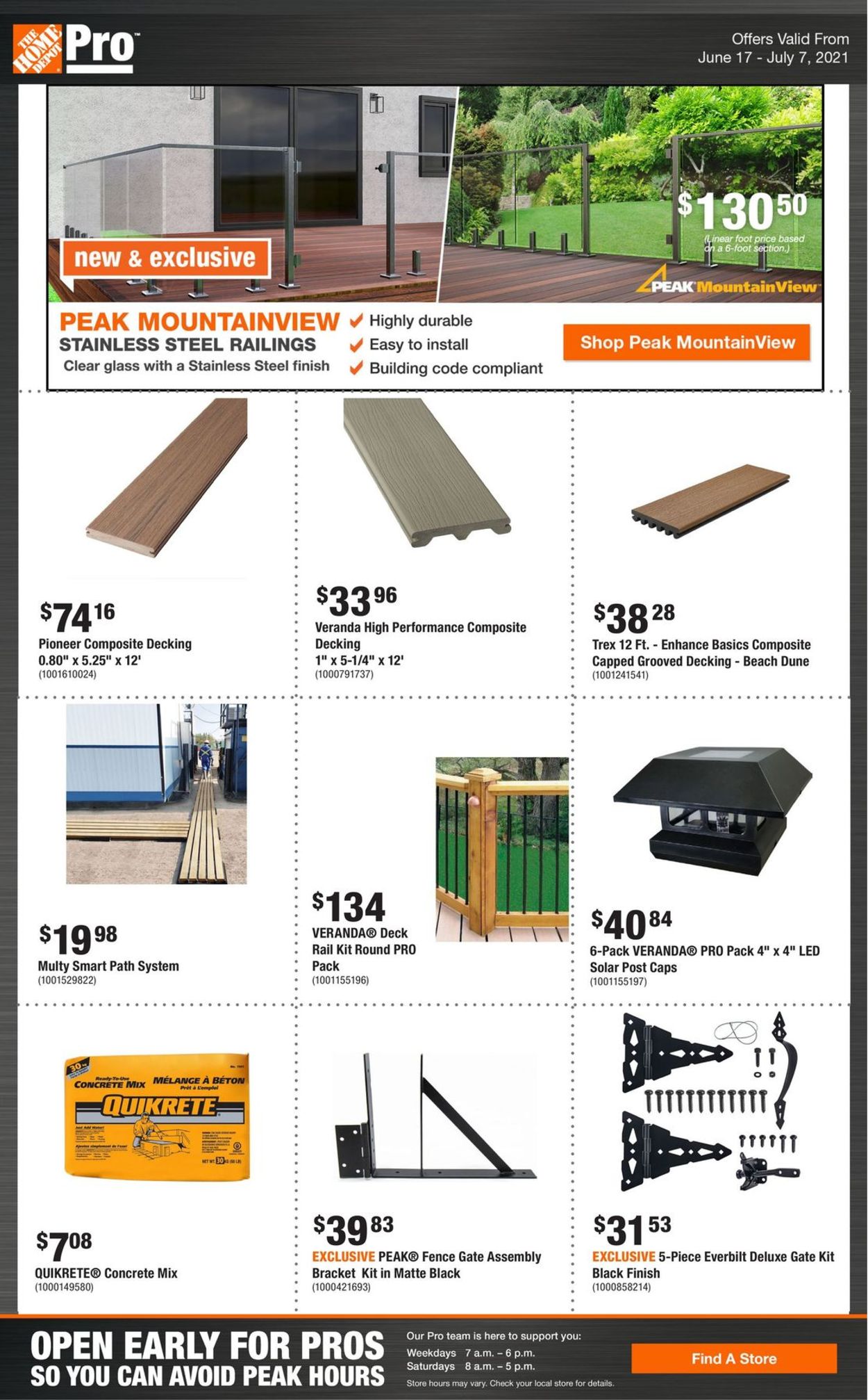 Home Depot Flyer from 06/17/2021