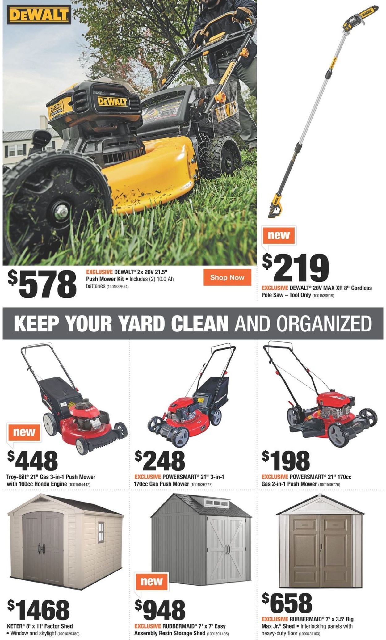 Home Depot Flyer from 07/08/2021