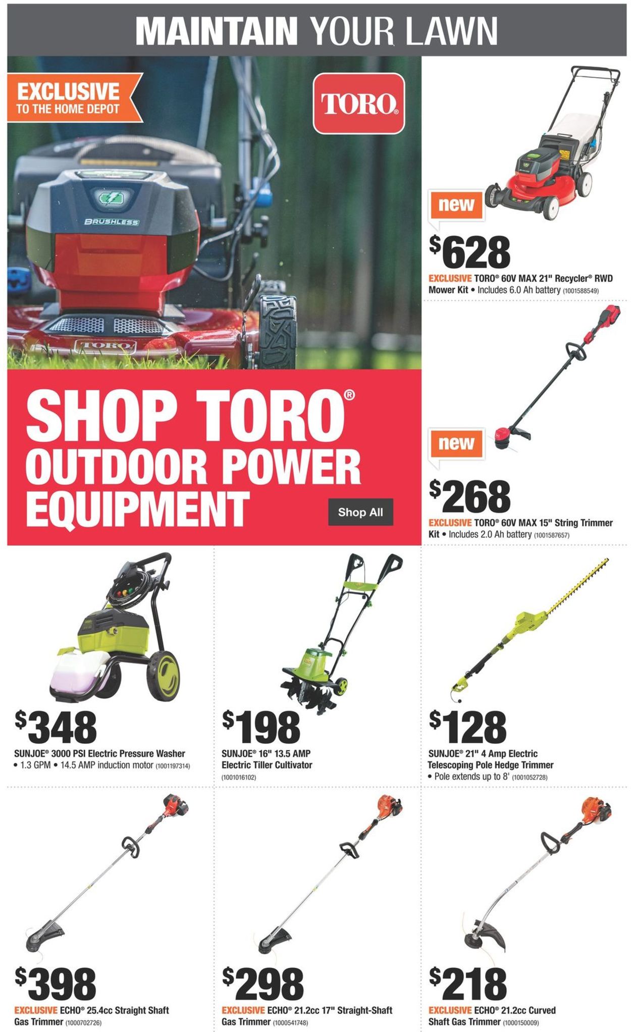 Home Depot Flyer from 07/22/2021