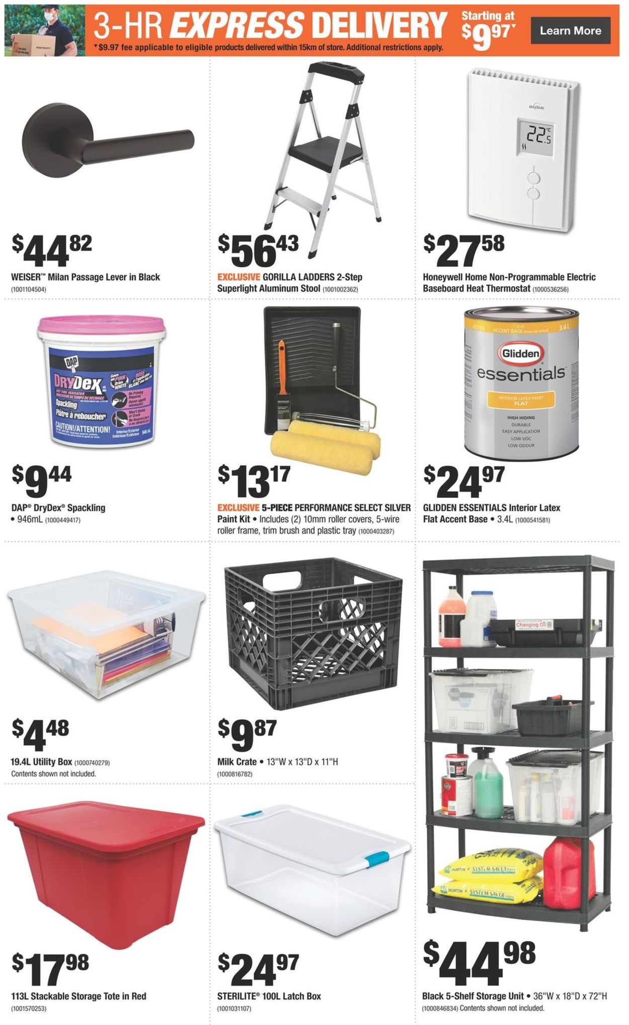 Home Depot Flyer from 12/30/2021