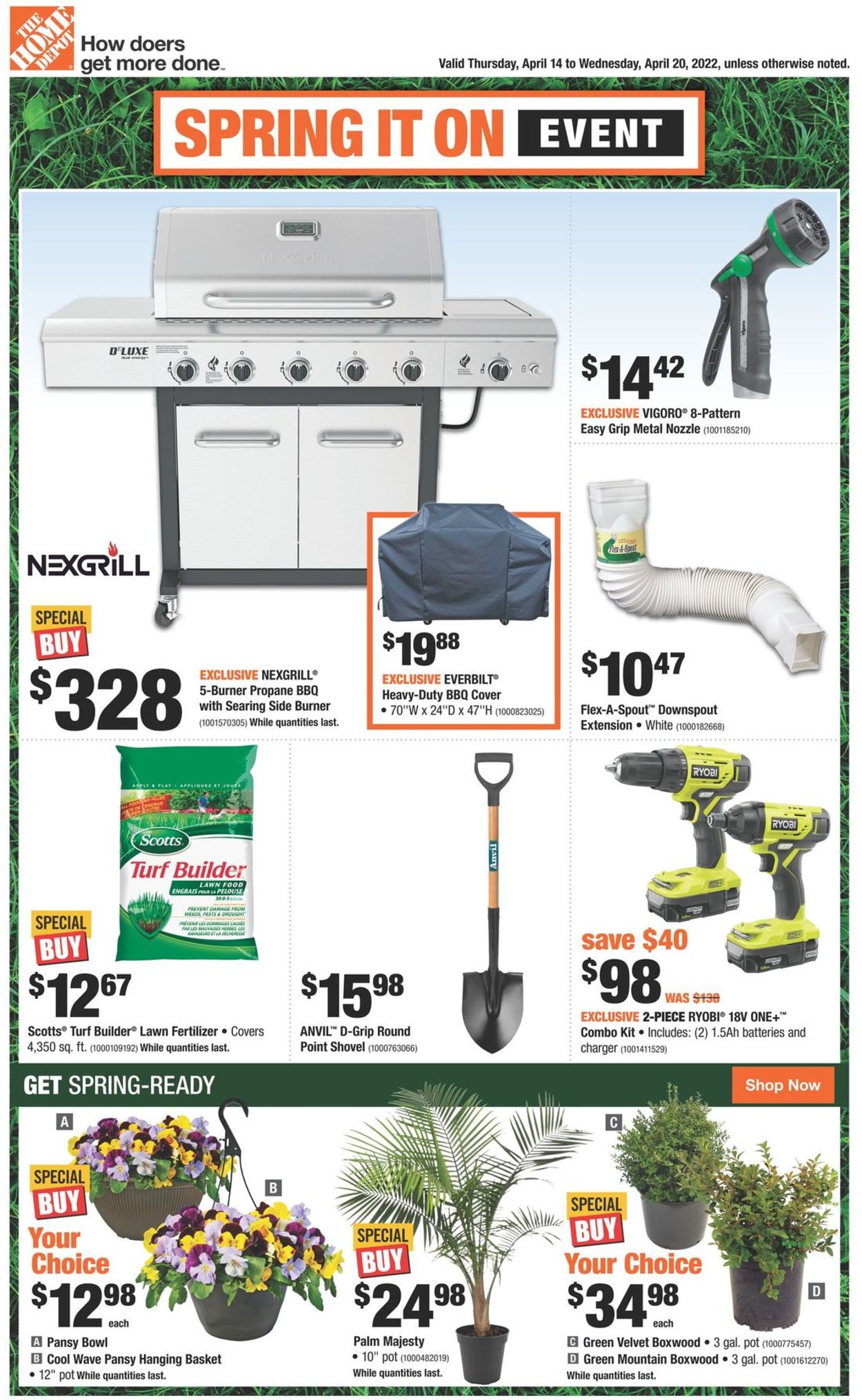Home Depot Flyer from 04/14/2022