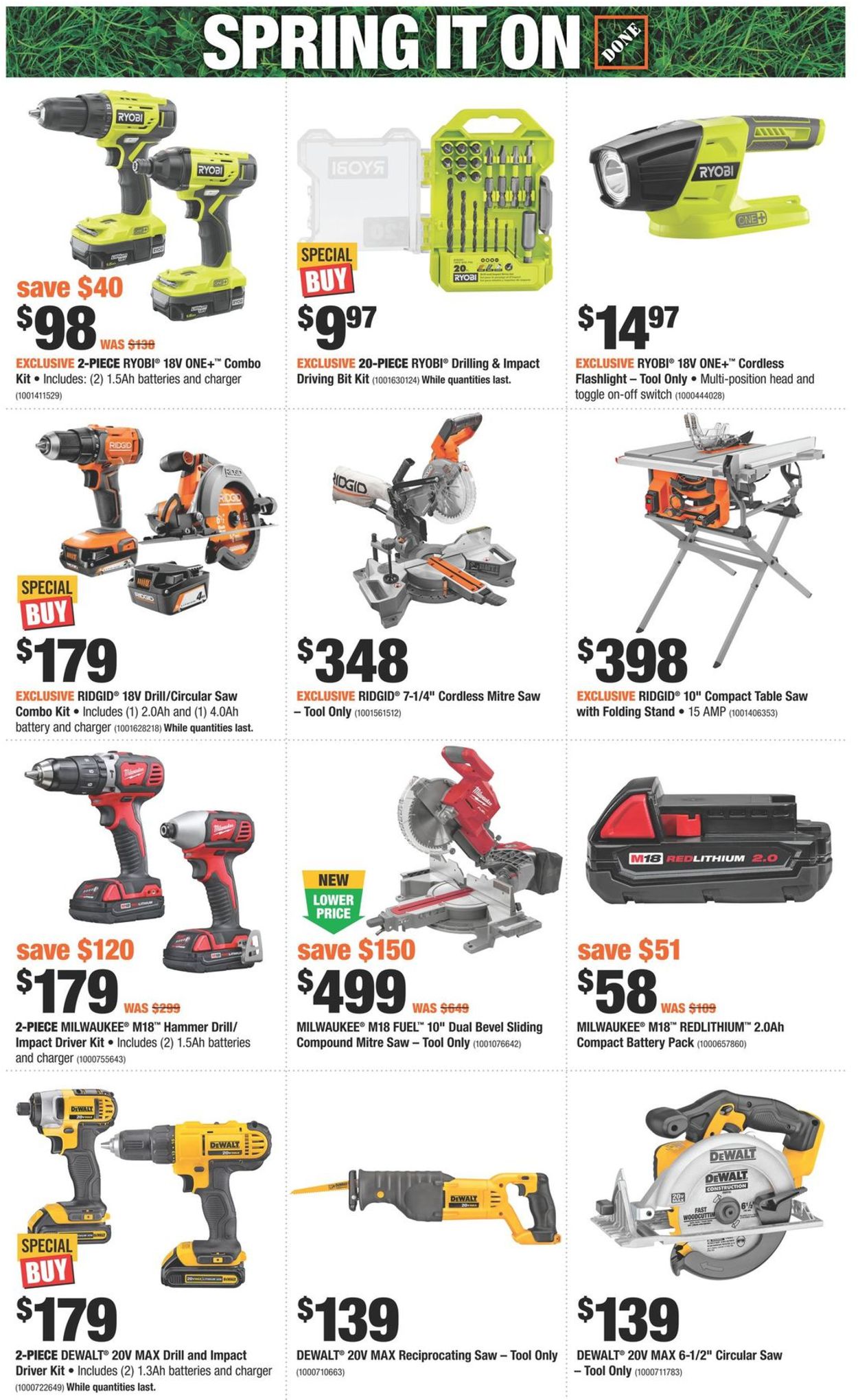 Home Depot Flyer from 04/28/2022