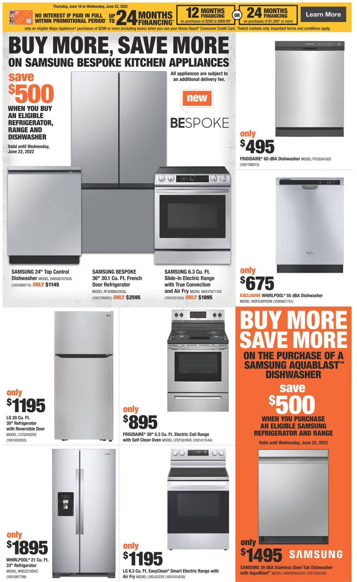 Home Depot Flyer from 06/16/2022