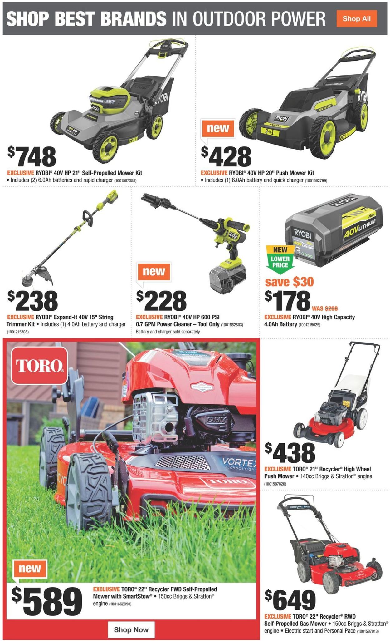 Home Depot Flyer from 07/28/2022