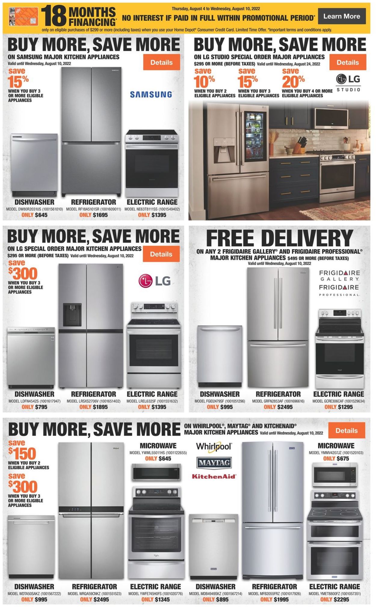 Home Depot Flyer from 08/04/2022