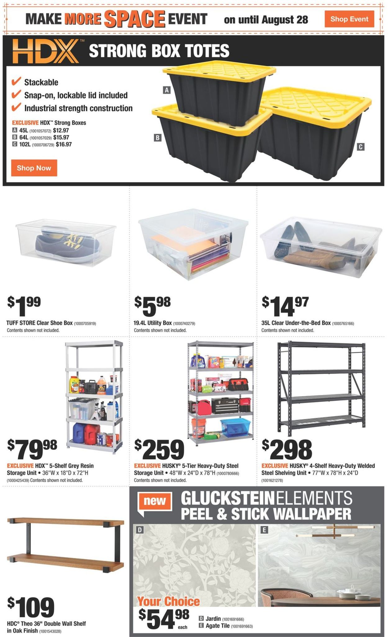 Home Depot Flyer from 08/11/2022
