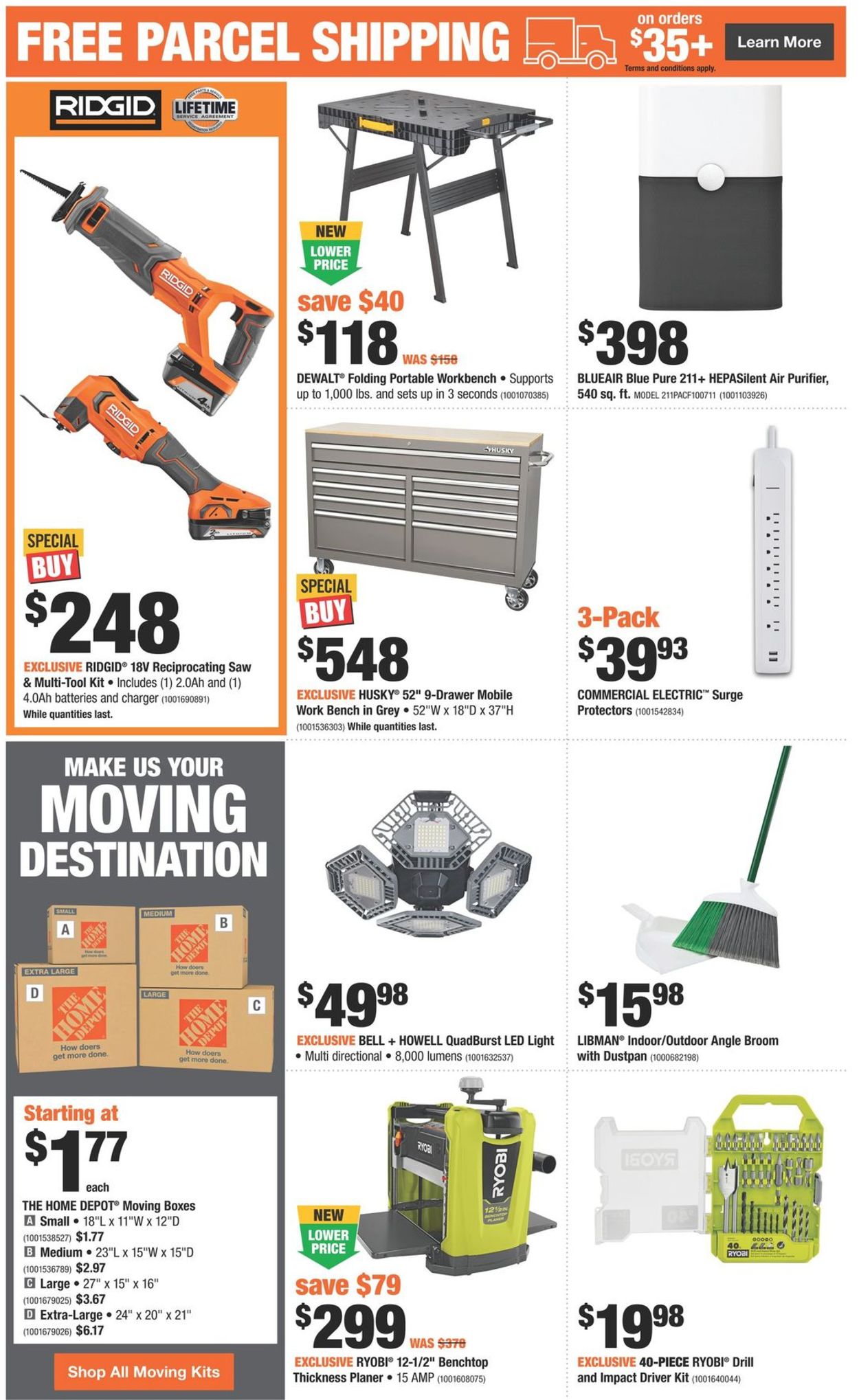 Home Depot Flyer from 08/25/2022