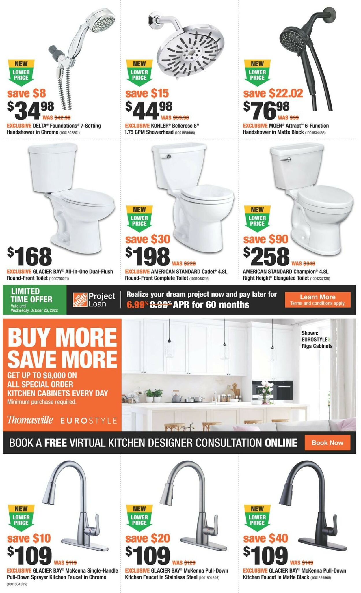 Home Depot Flyer from 09/01/2022