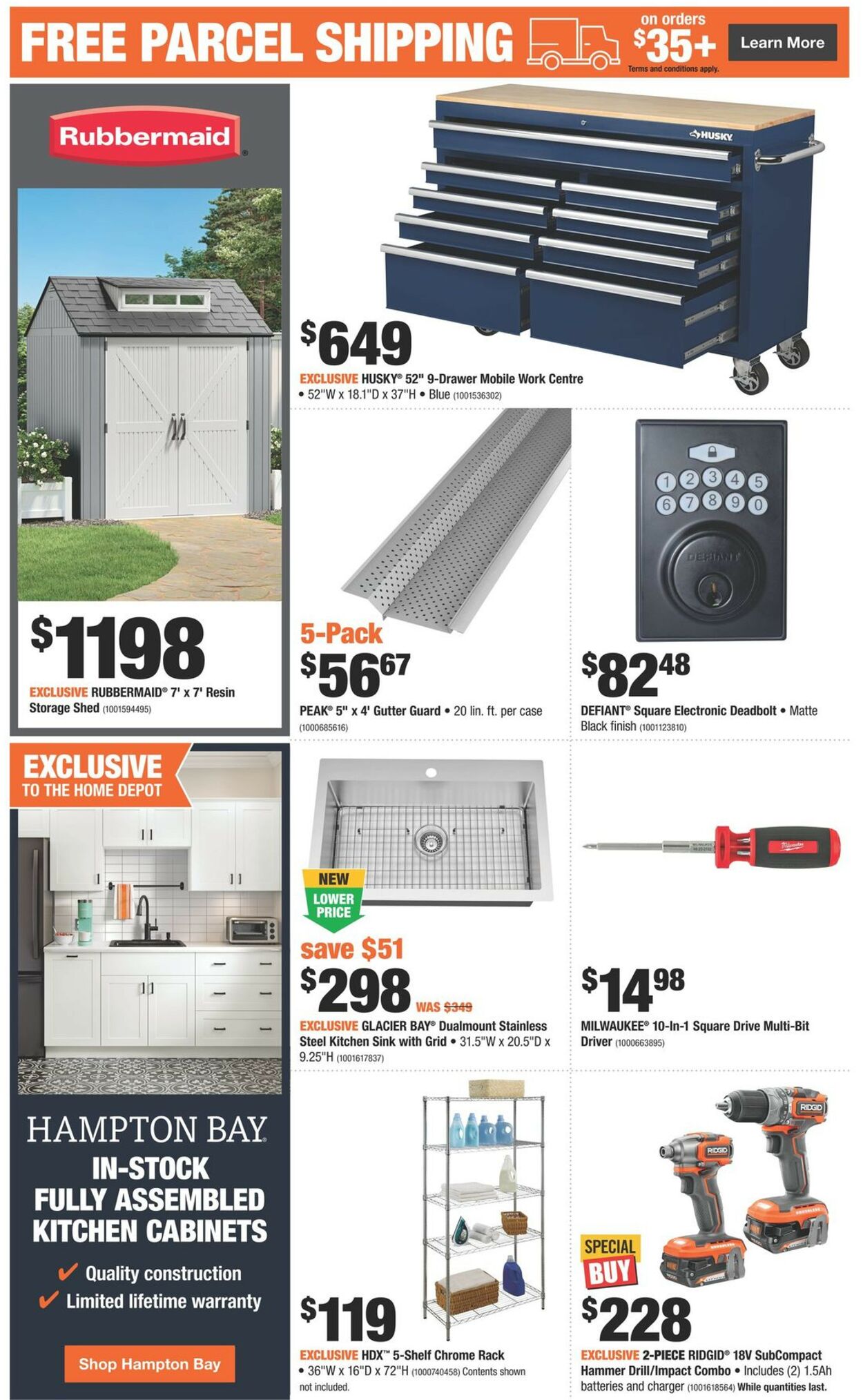 Home Depot Flyer from 10/20/2022