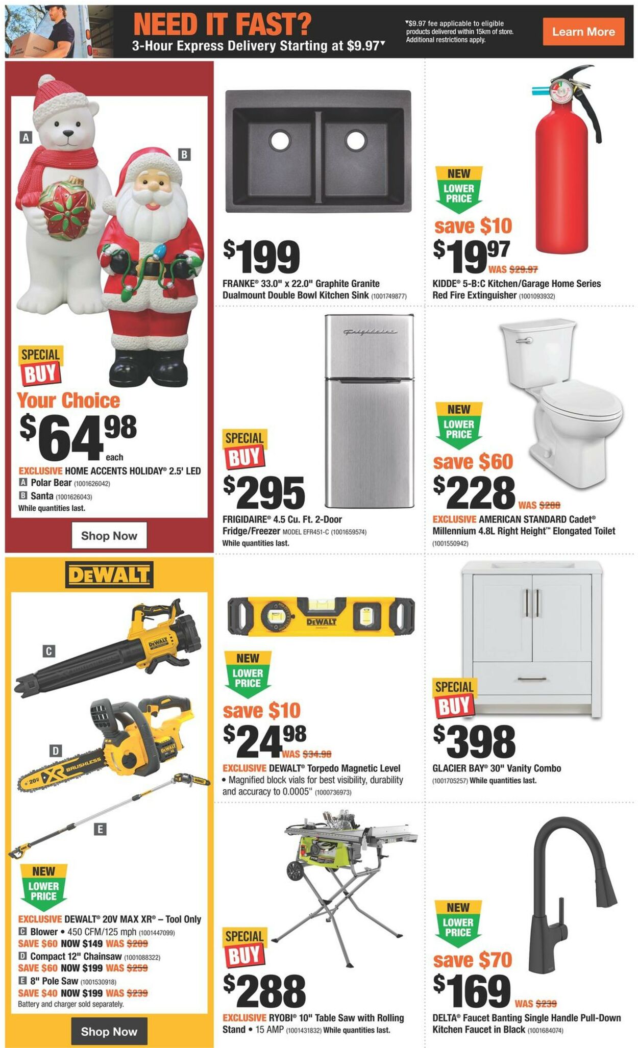 Home Depot Flyer from 11/10/2022