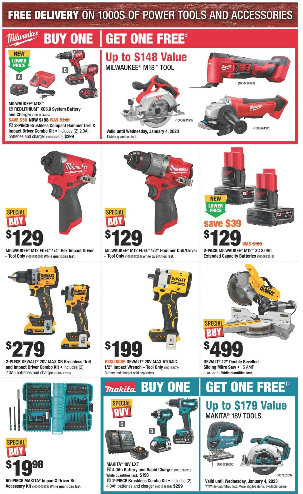 Home Depot Flyer from 11/10/2022