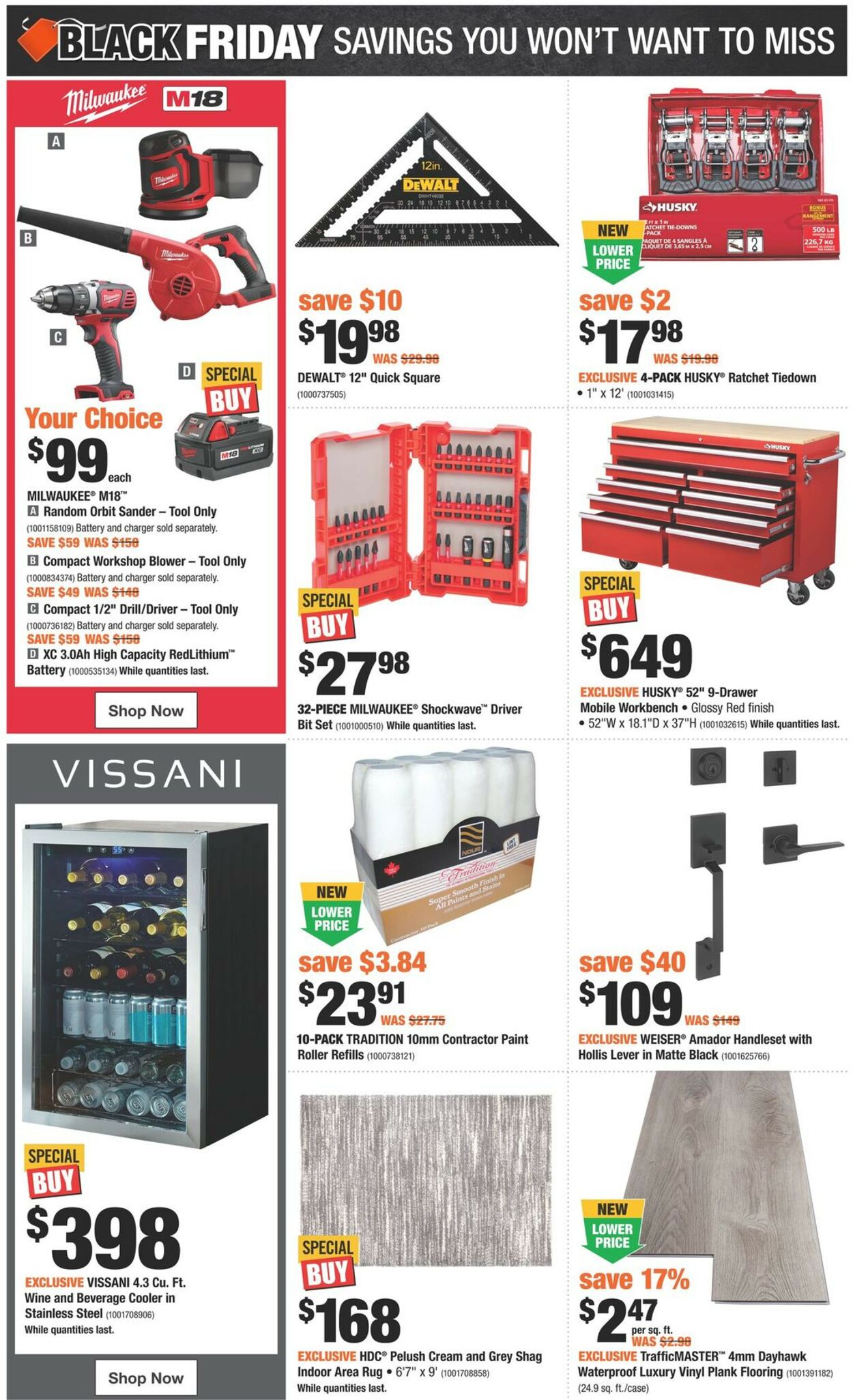 Home Depot Flyer from 11/17/2022