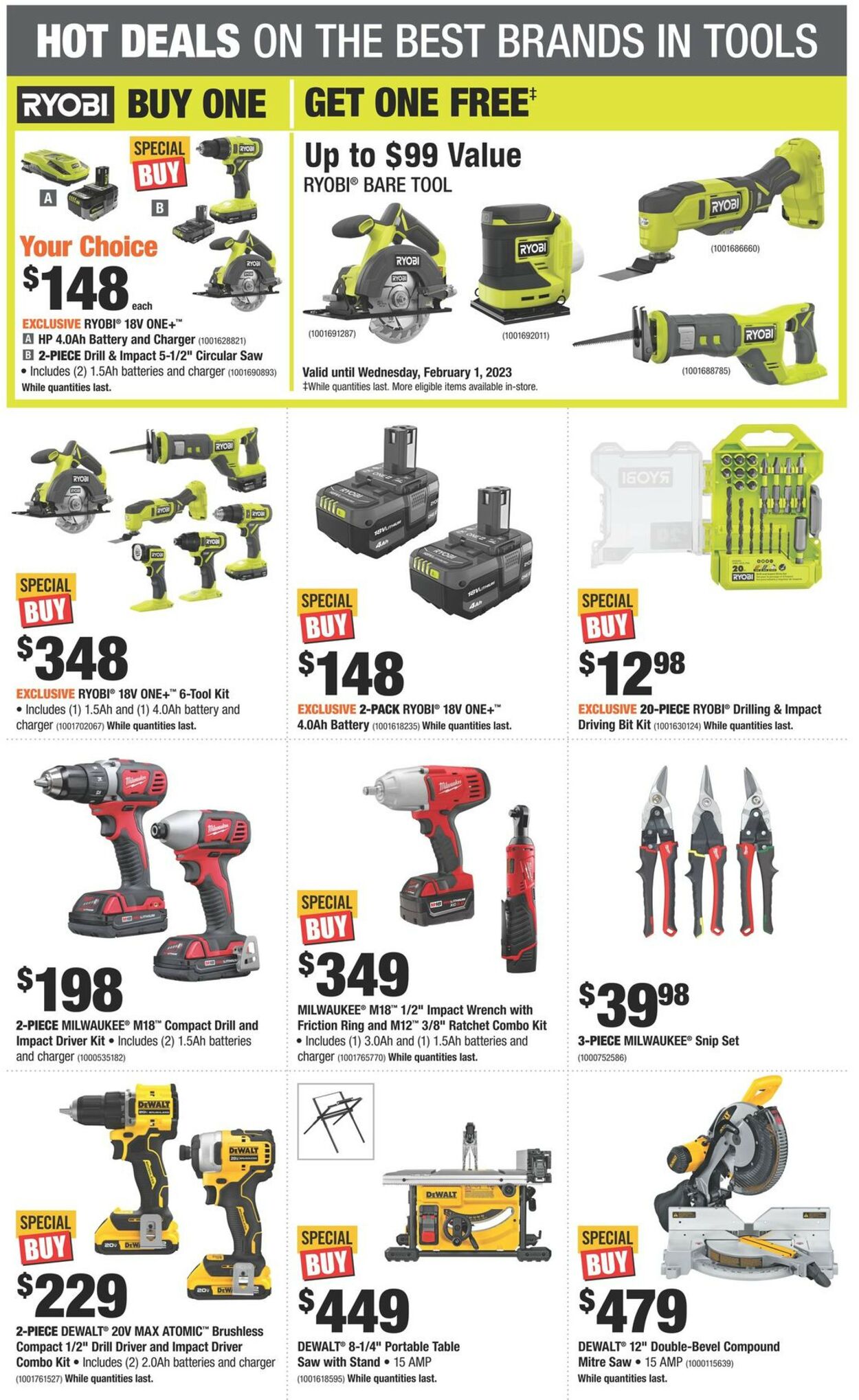 Home Depot Flyer from 01/26/2023