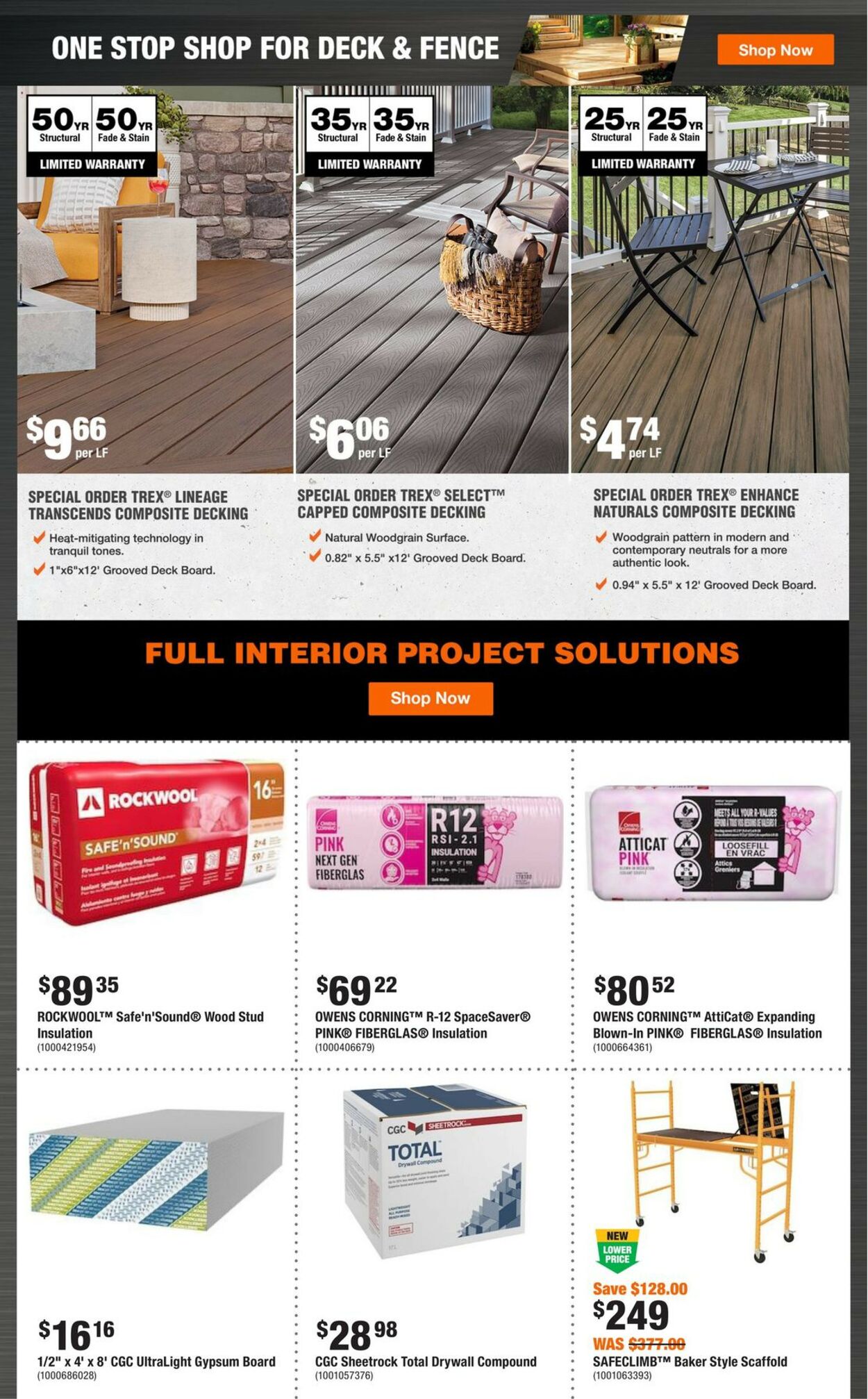 Home Depot Flyer from 04/13/2023