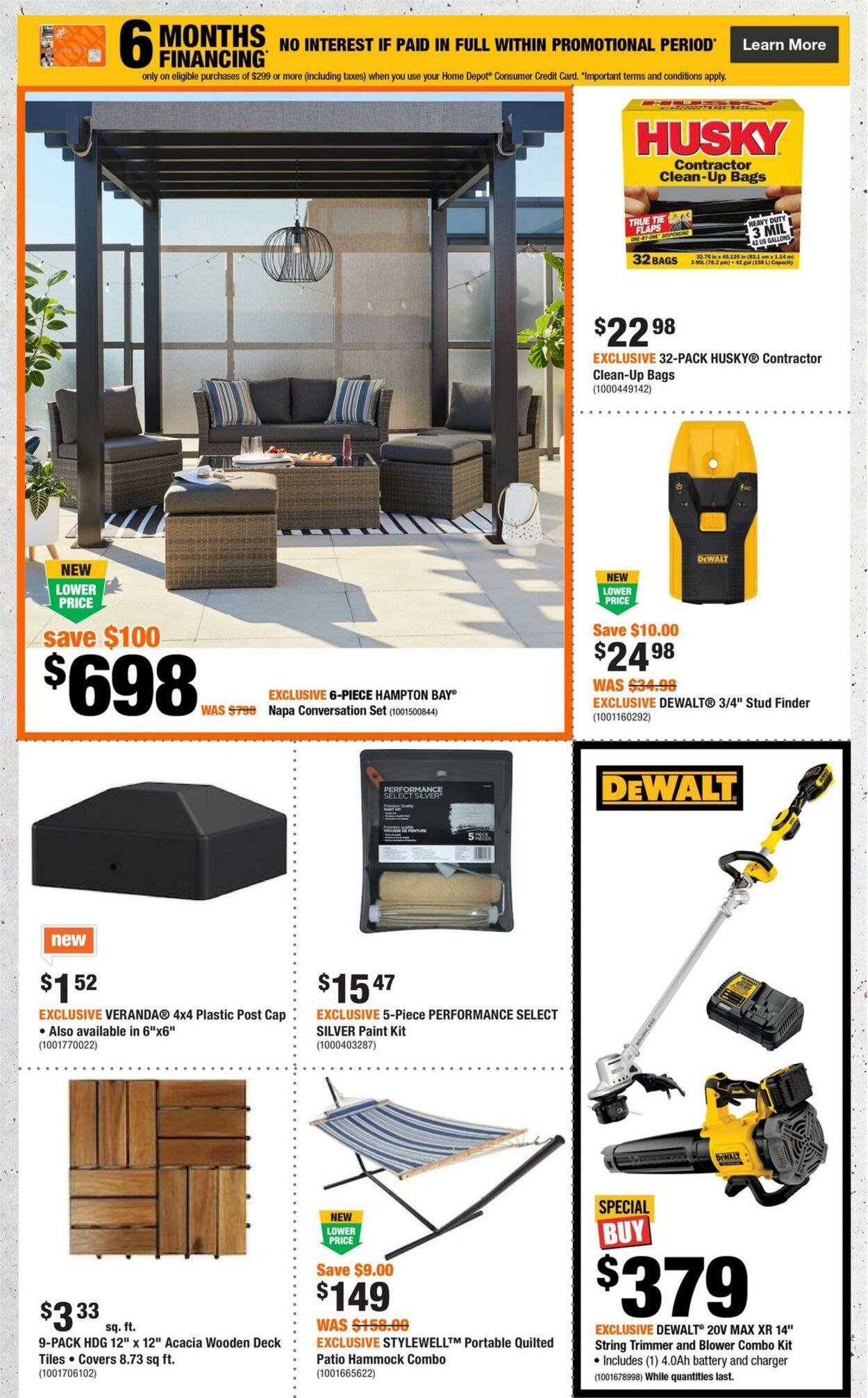 Home Depot Flyer from 06/15/2023