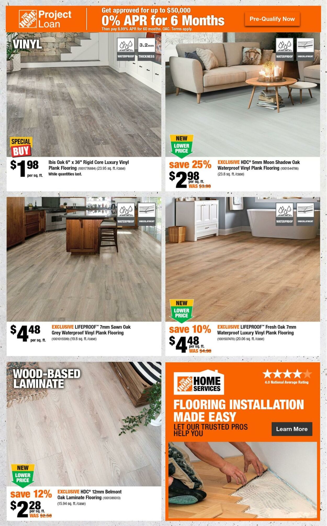 Home Depot Flyer from 07/13/2023
