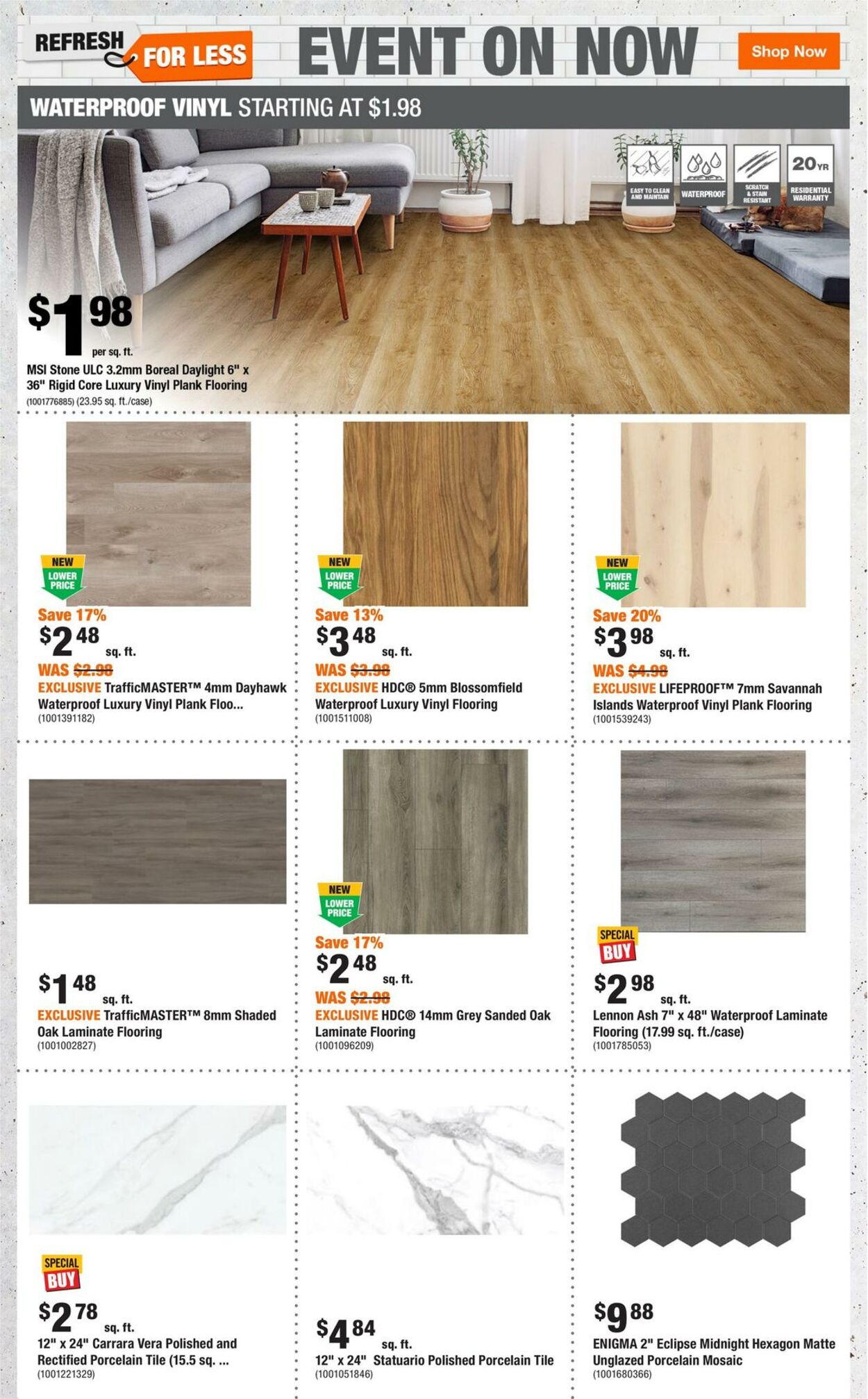 Home Depot Flyer from 08/31/2023