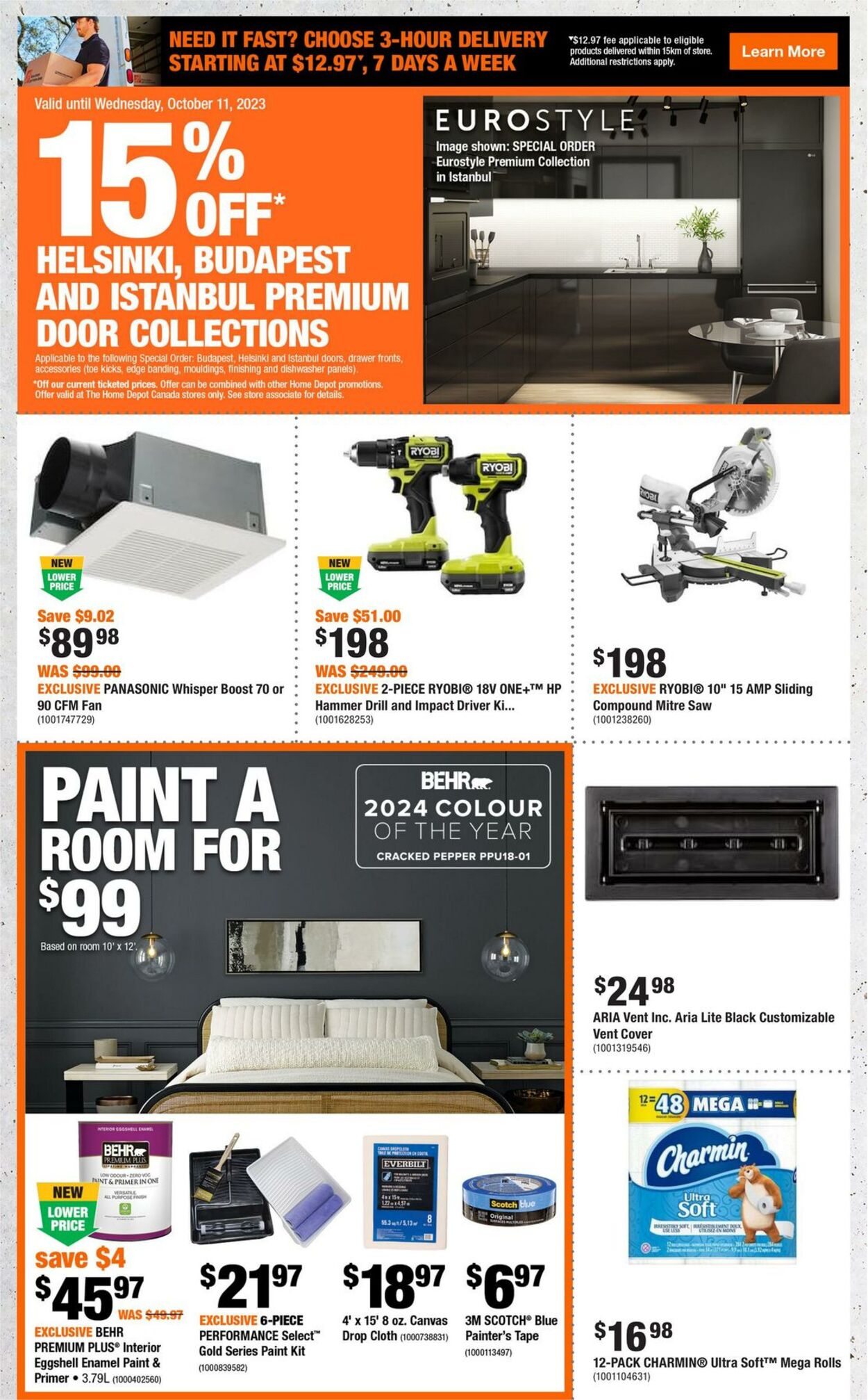 Home Depot Flyer from 09/21/2023