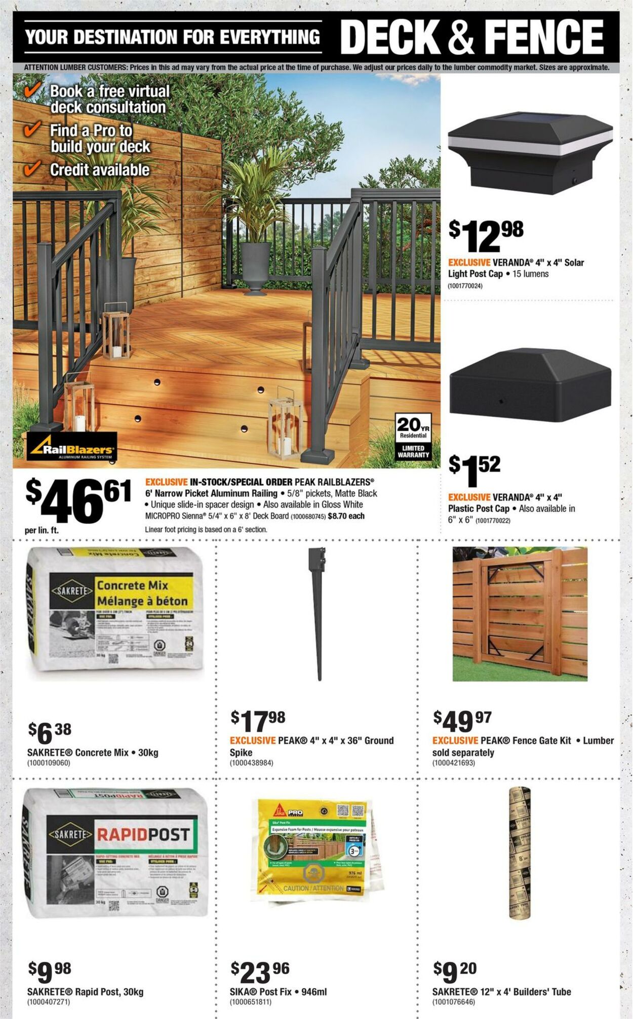Home Depot Flyer from 09/28/2023