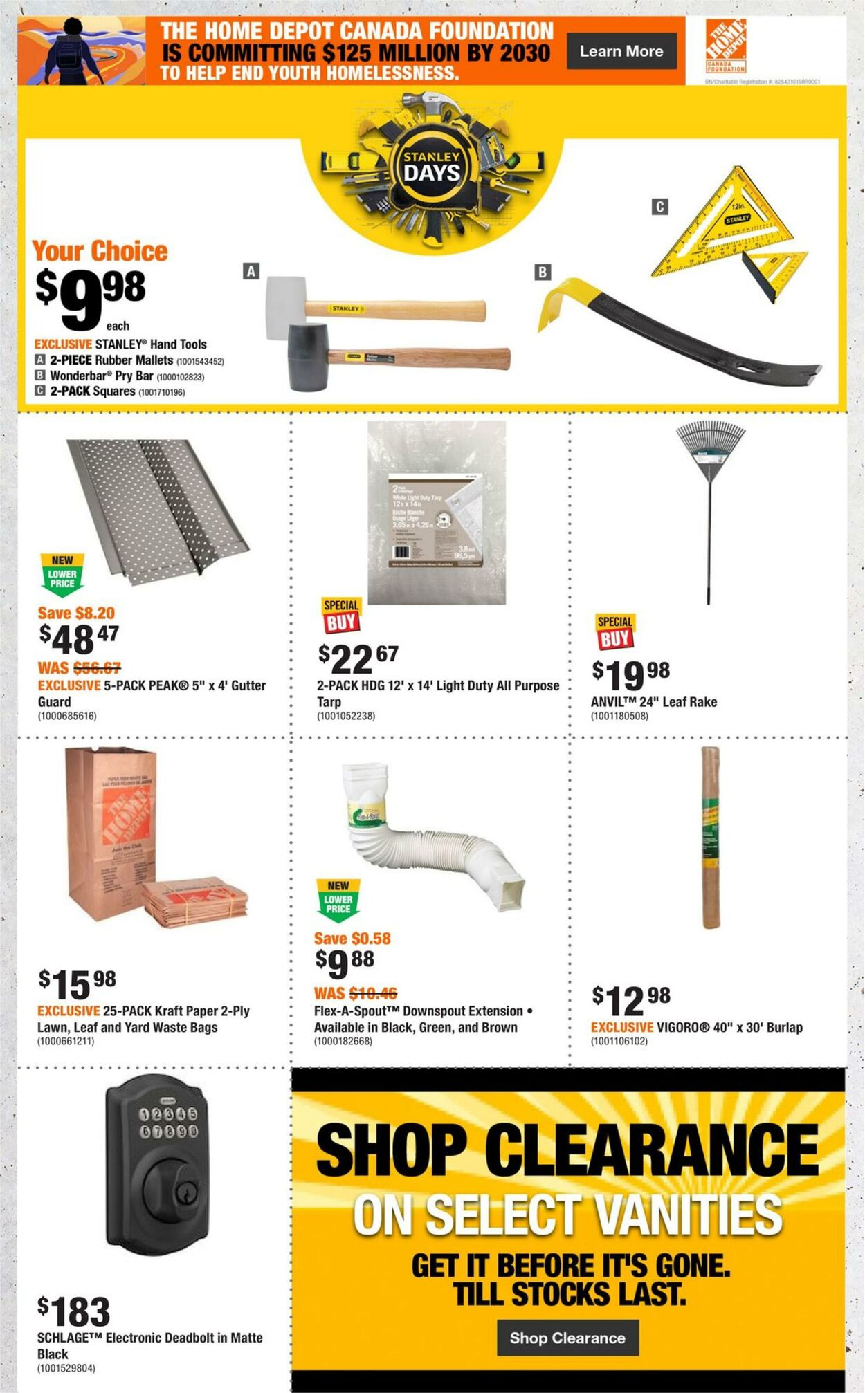 Home Depot Flyer from 10/05/2023