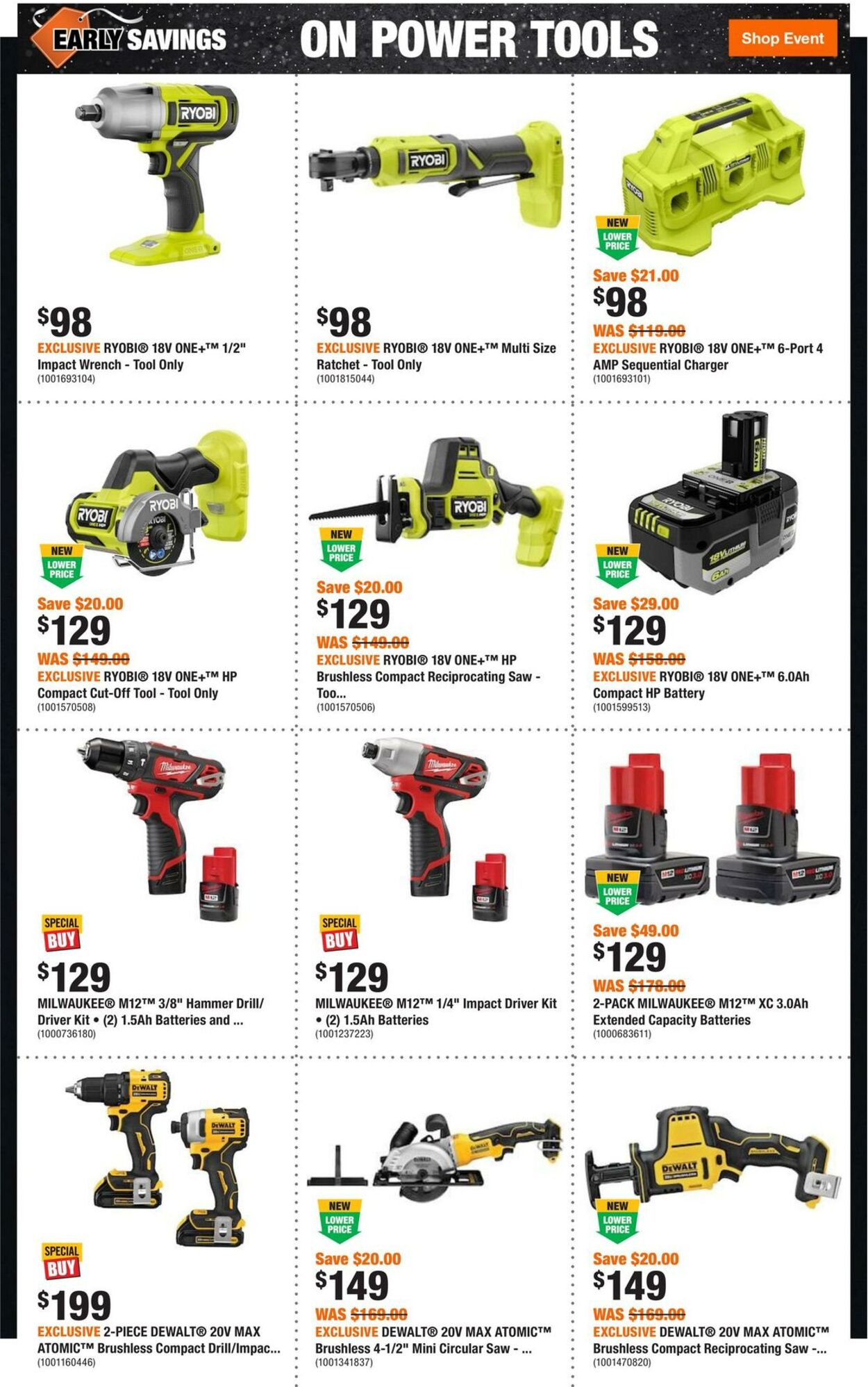 Home Depot Flyer from 11/09/2023