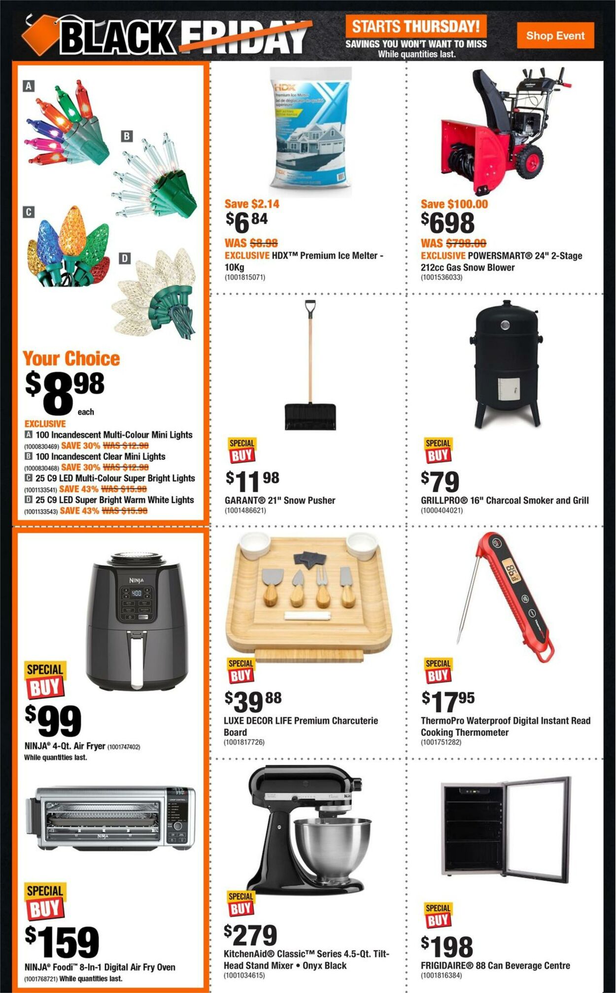 Home Depot Flyer from 11/23/2023