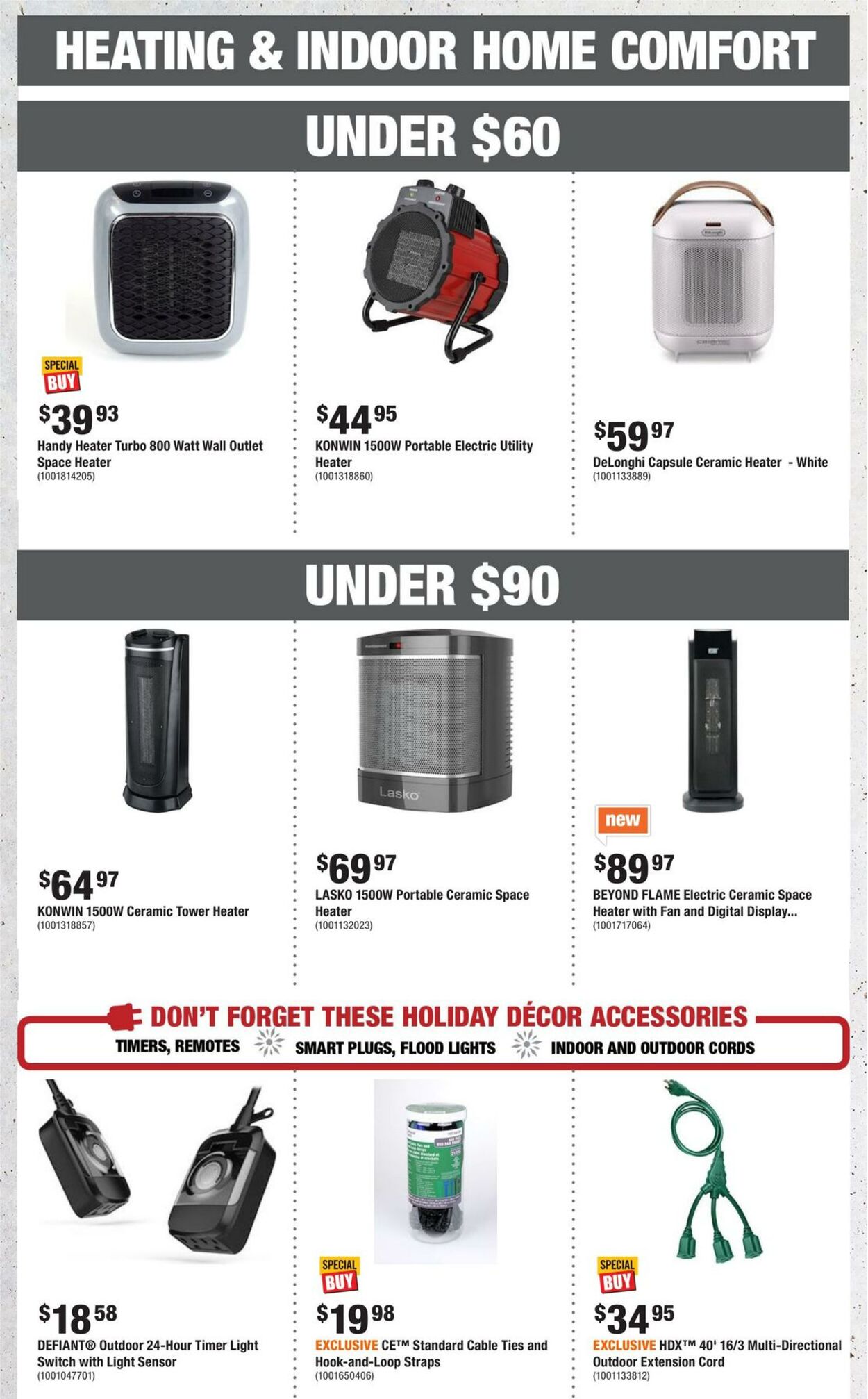 Home Depot Flyer from 12/07/2023