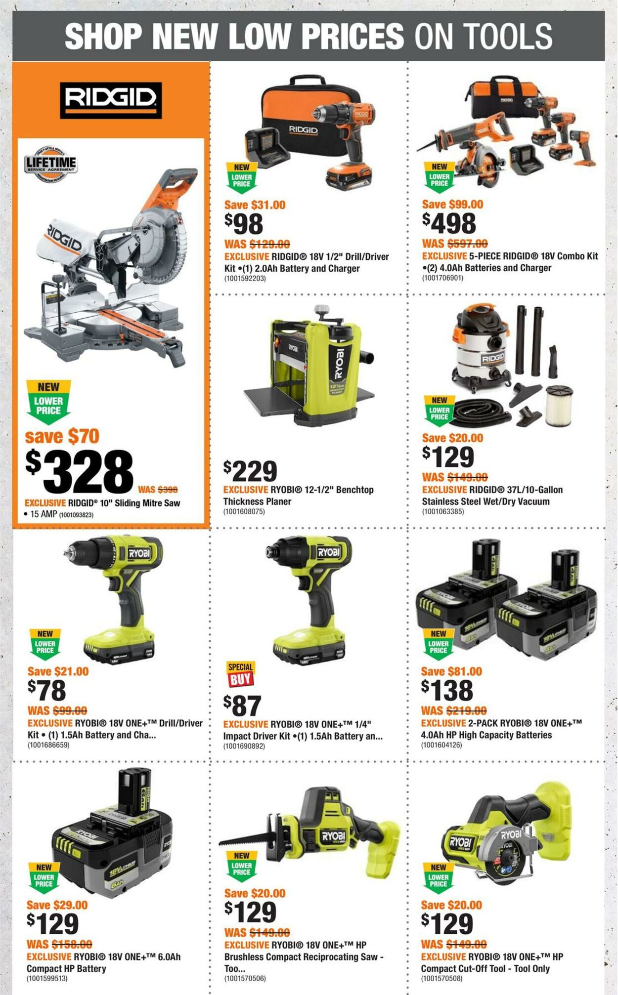 Home Depot Flyer from 01/11/2024