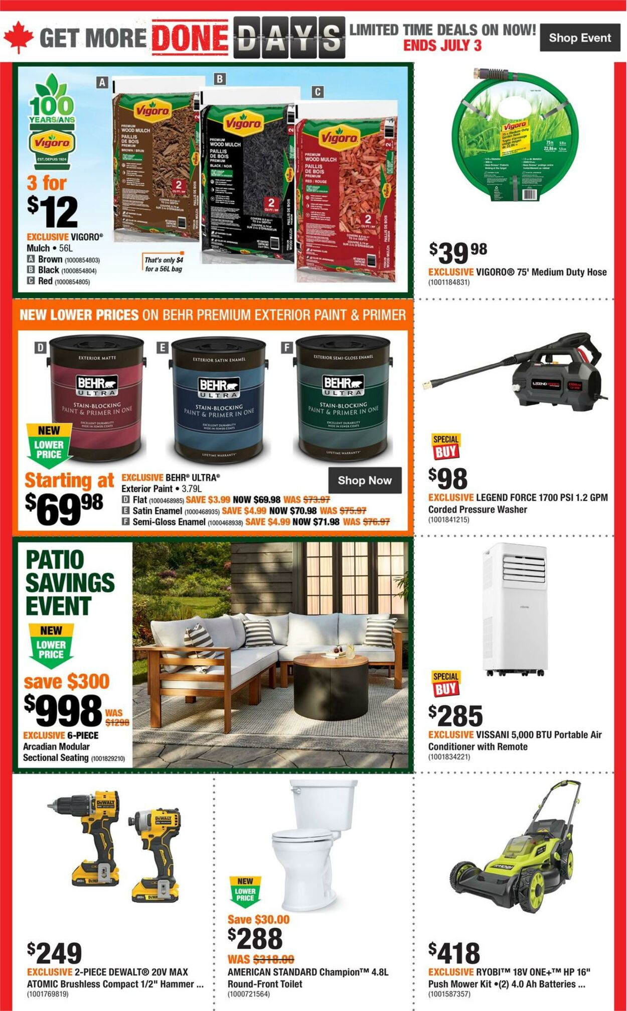 Home Depot Flyer from 06/27/2024