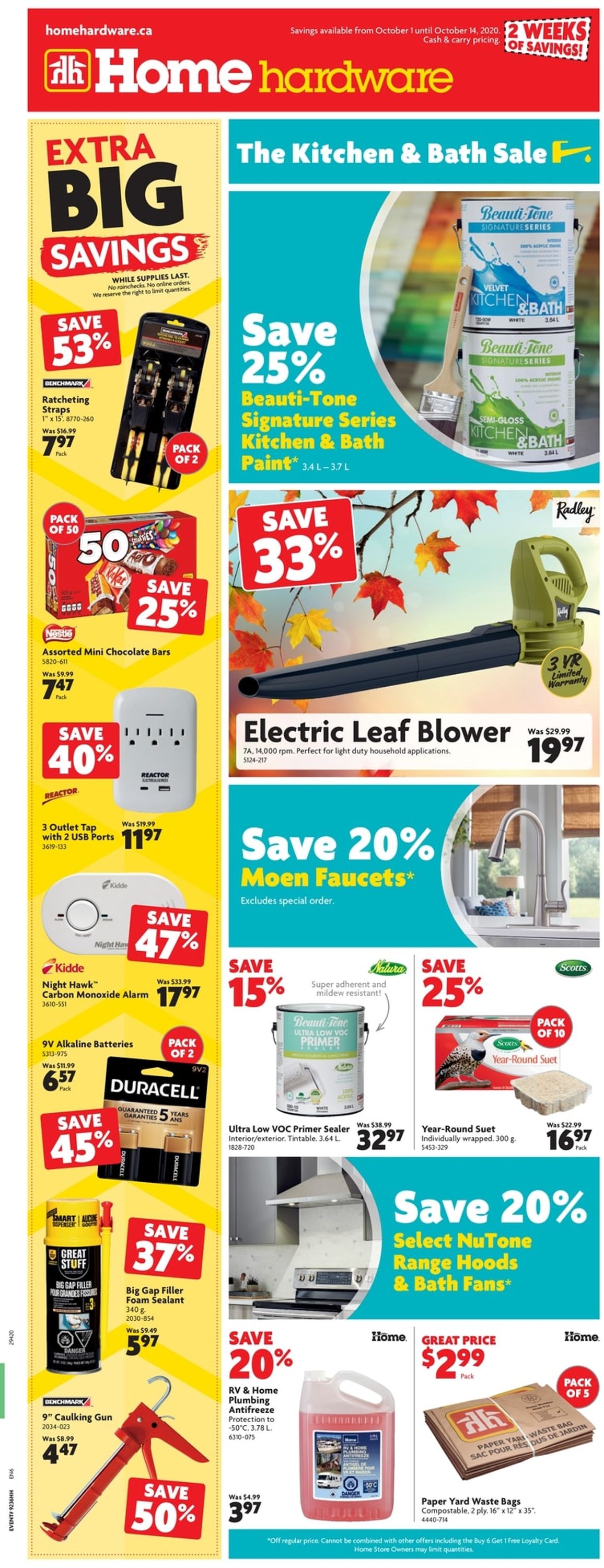 Home Hardware Flyer from 10/01/2020