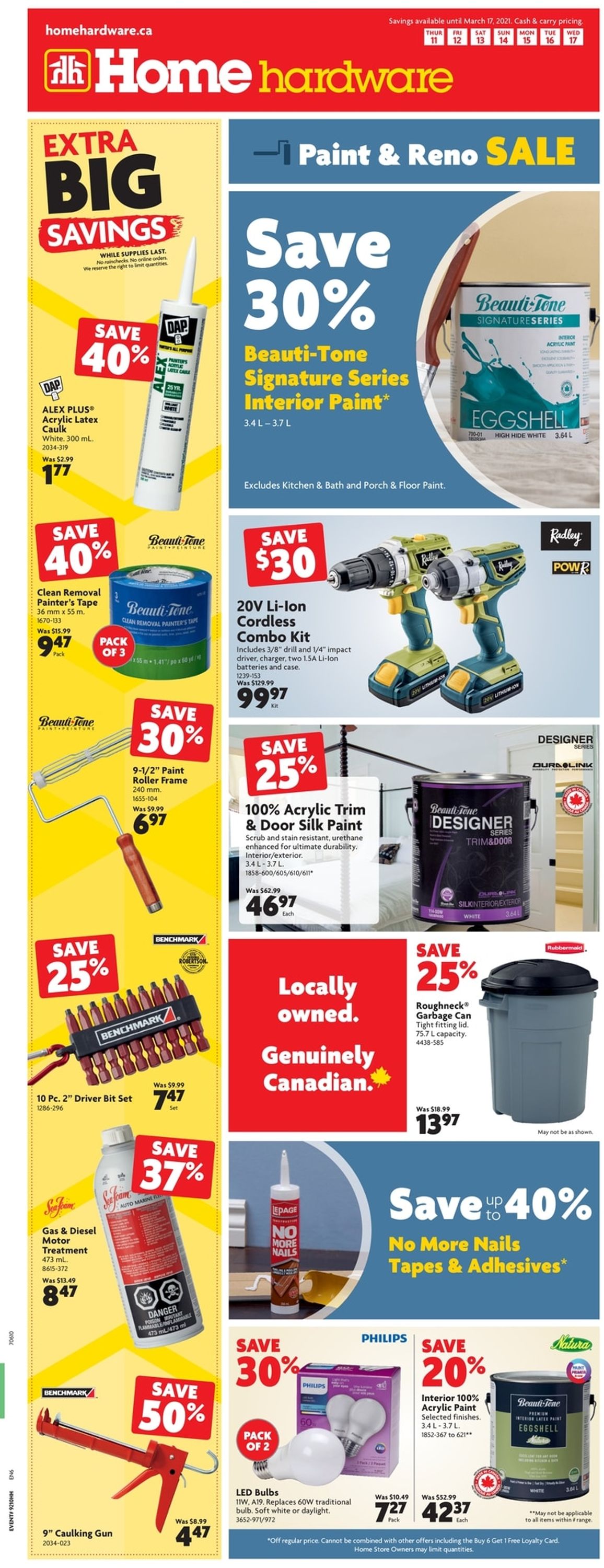Home Hardware Flyer from 03/11/2021