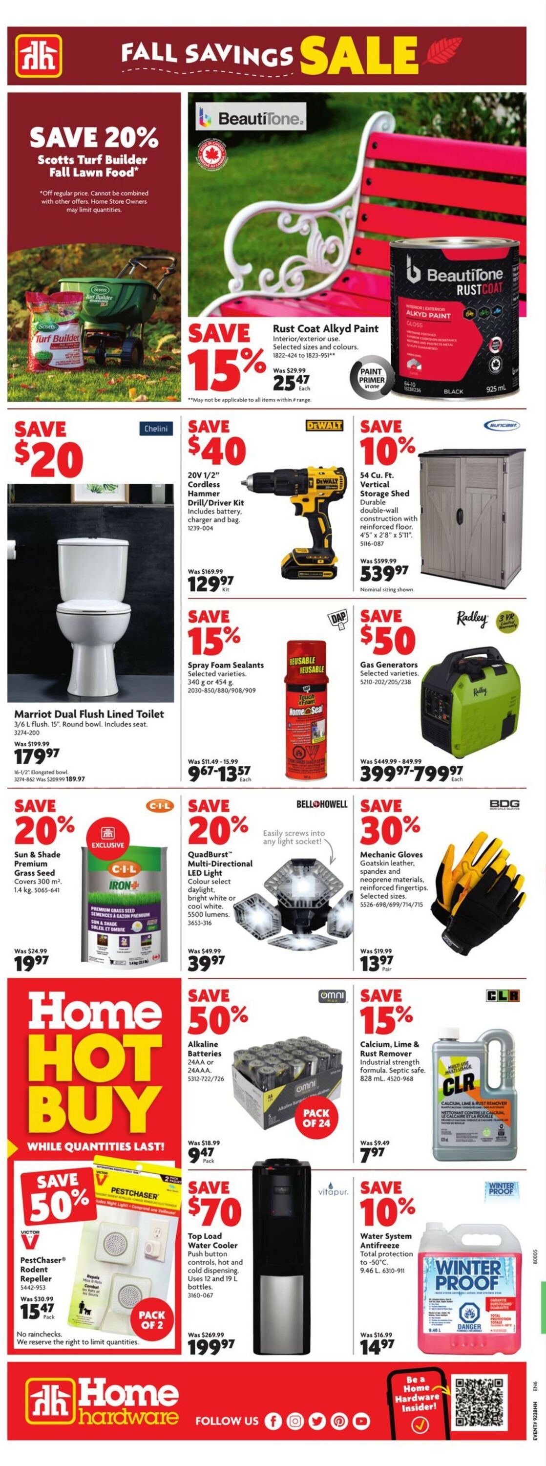 Home Hardware Flyer from 09/21/2023