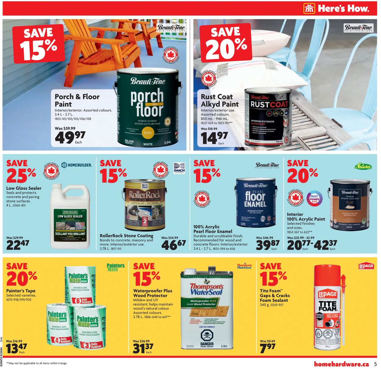 Home Hardware Flyer from 08/05/2021