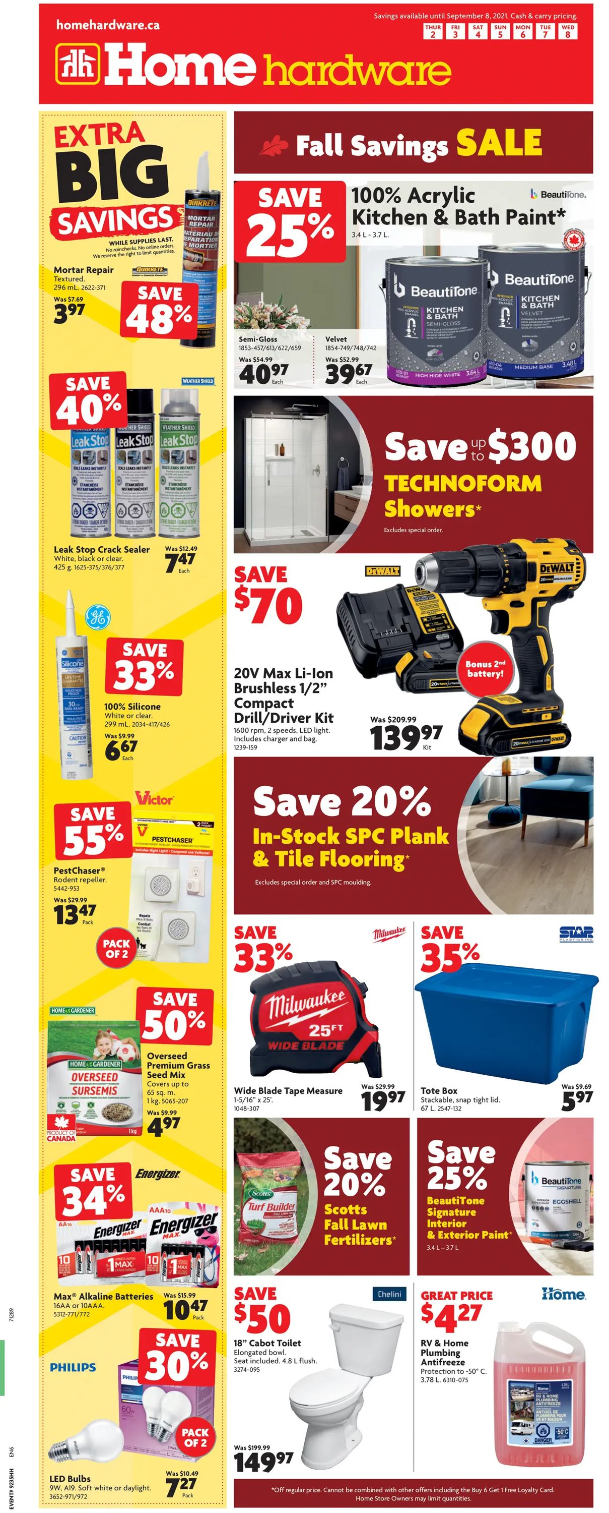 Home Hardware Flyer from 09/02/2021