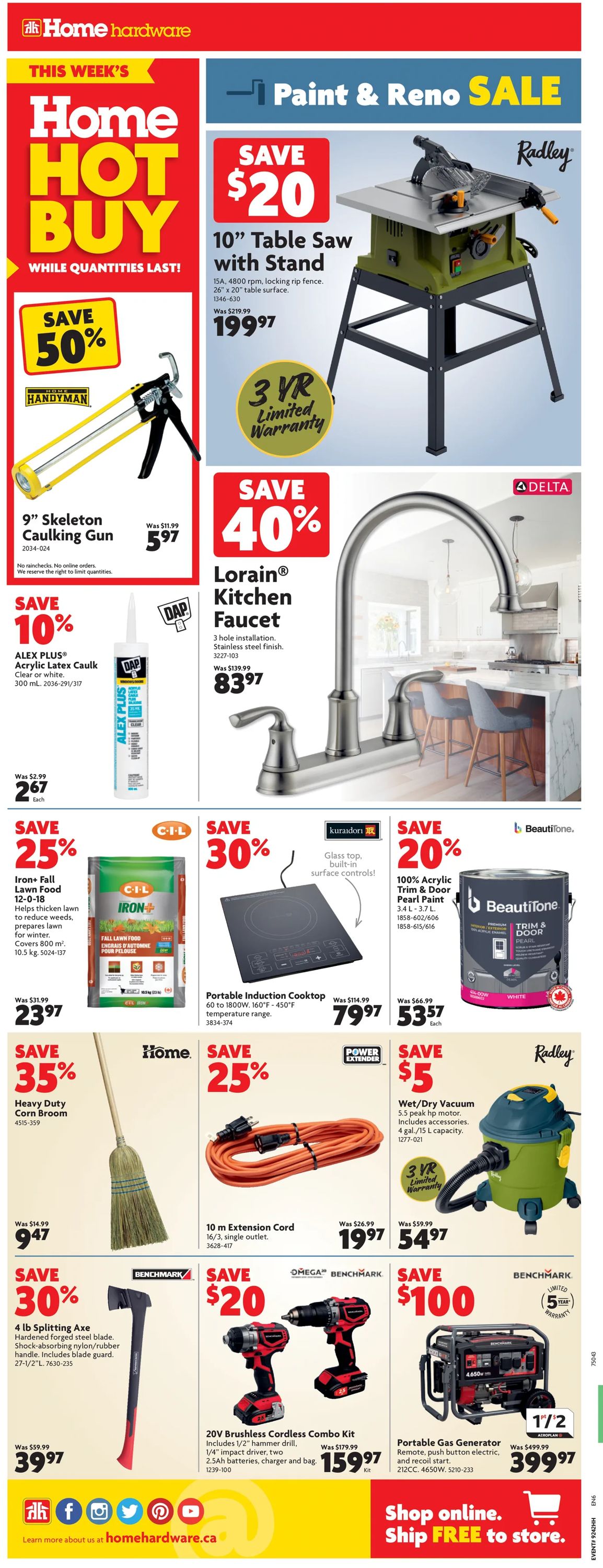 Home Hardware Flyer from 10/21/2021