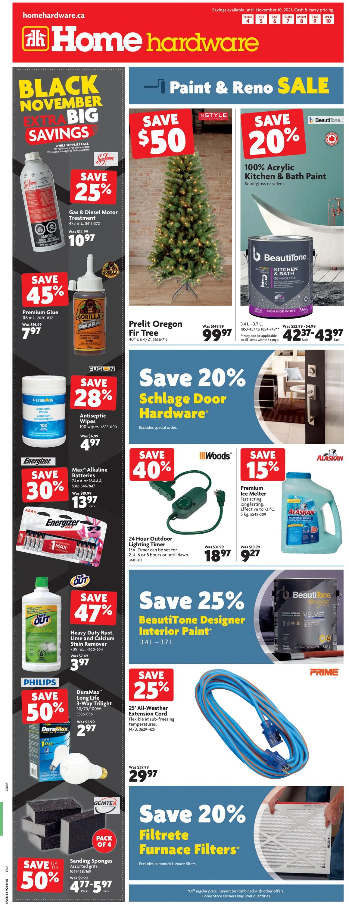 Home Hardware Flyer from 11/04/2021