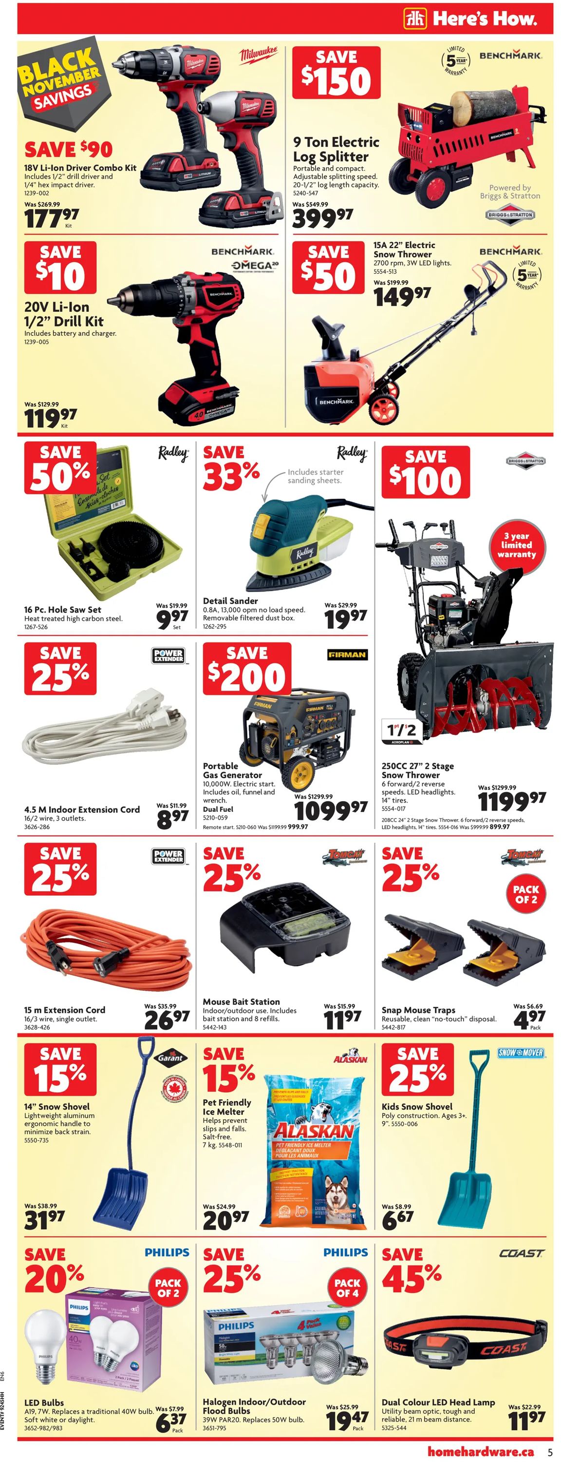Home Hardware Flyer from 11/11/2021