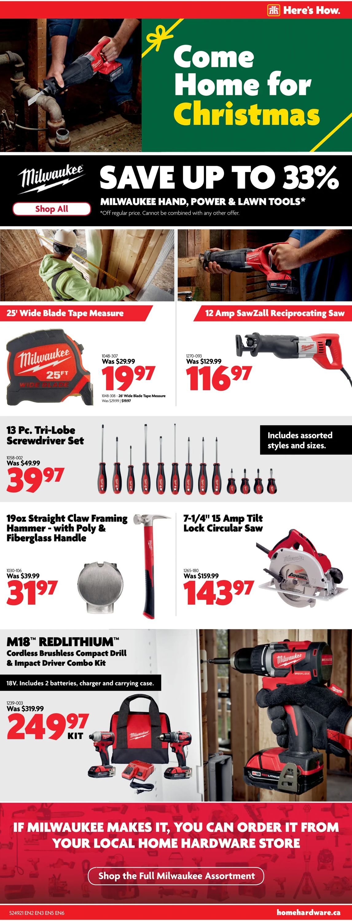 Home Hardware Flyer from 12/09/2021