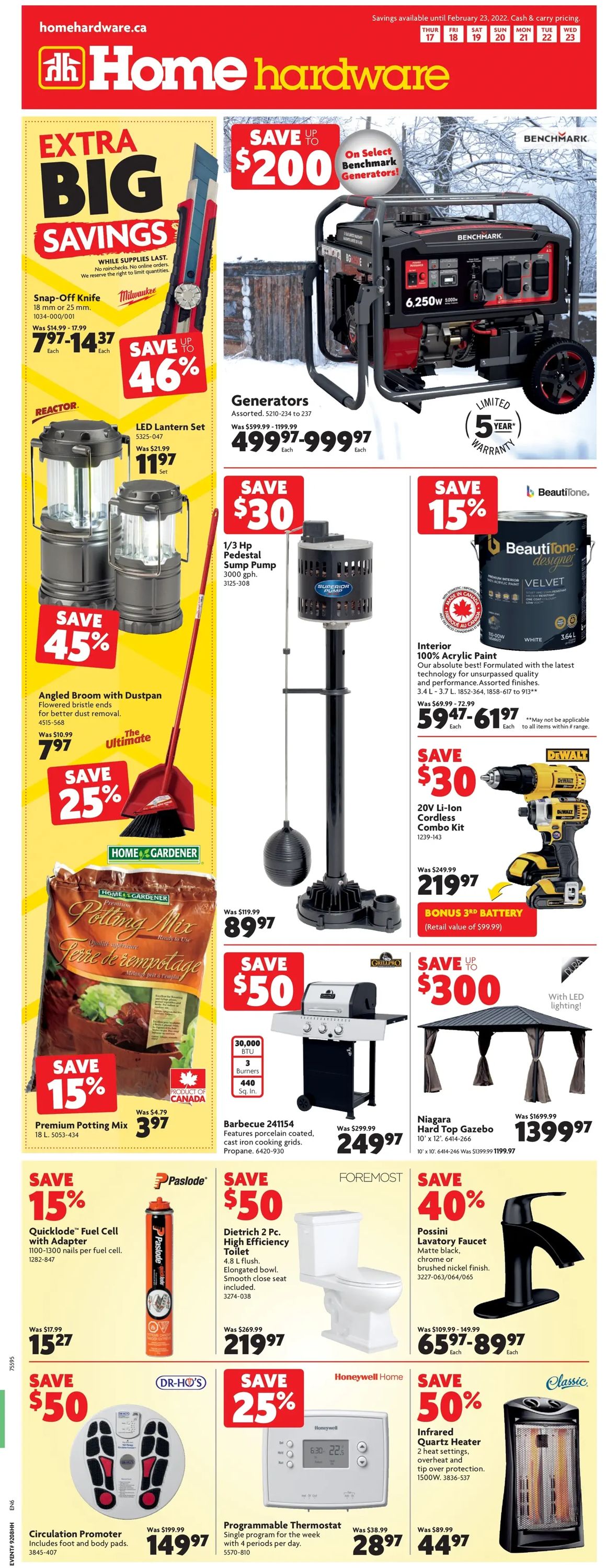 Home Hardware Flyer from 02/17/2022