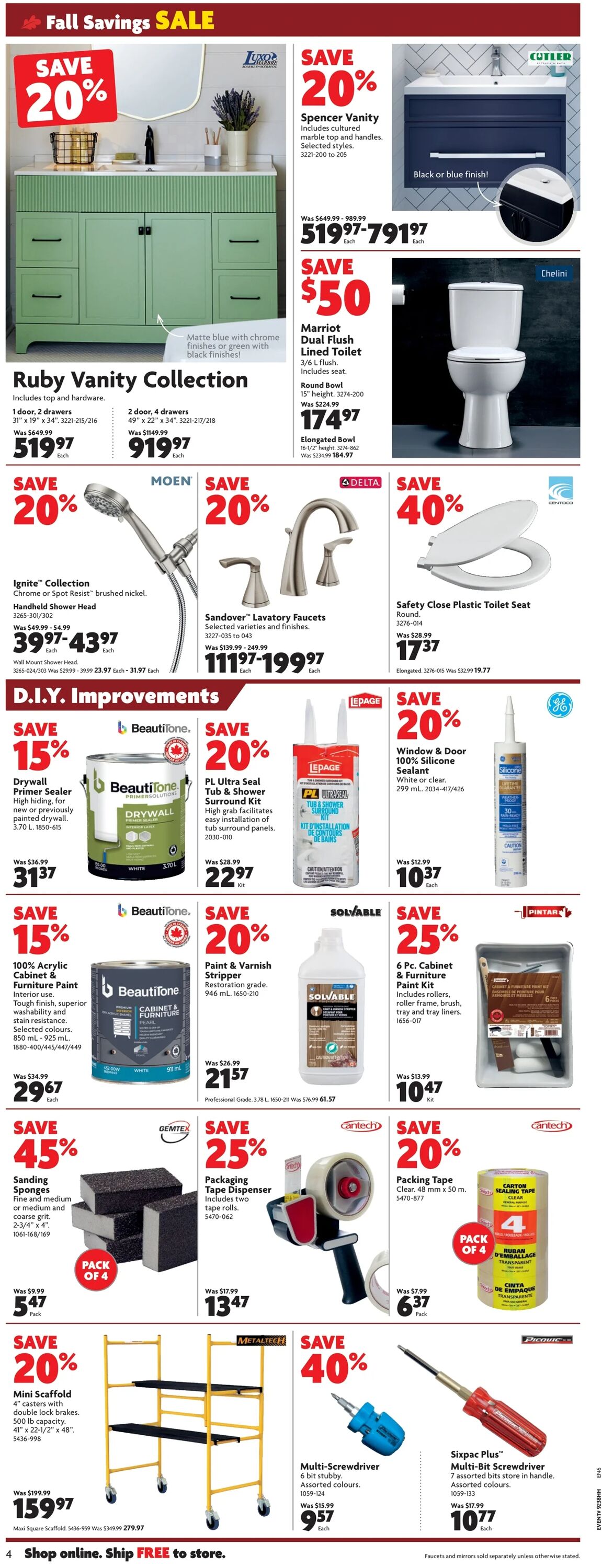 Home Hardware Flyer from 09/15/2022