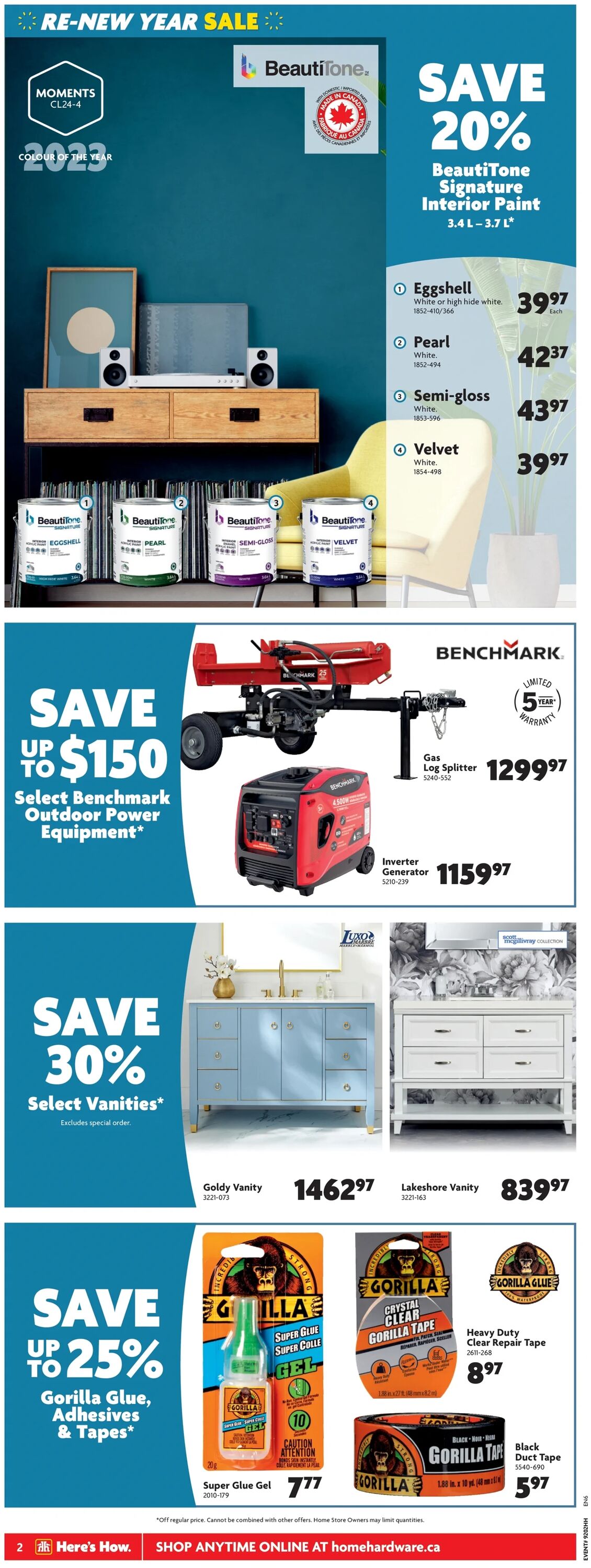 Home Hardware Flyer from 01/12/2023