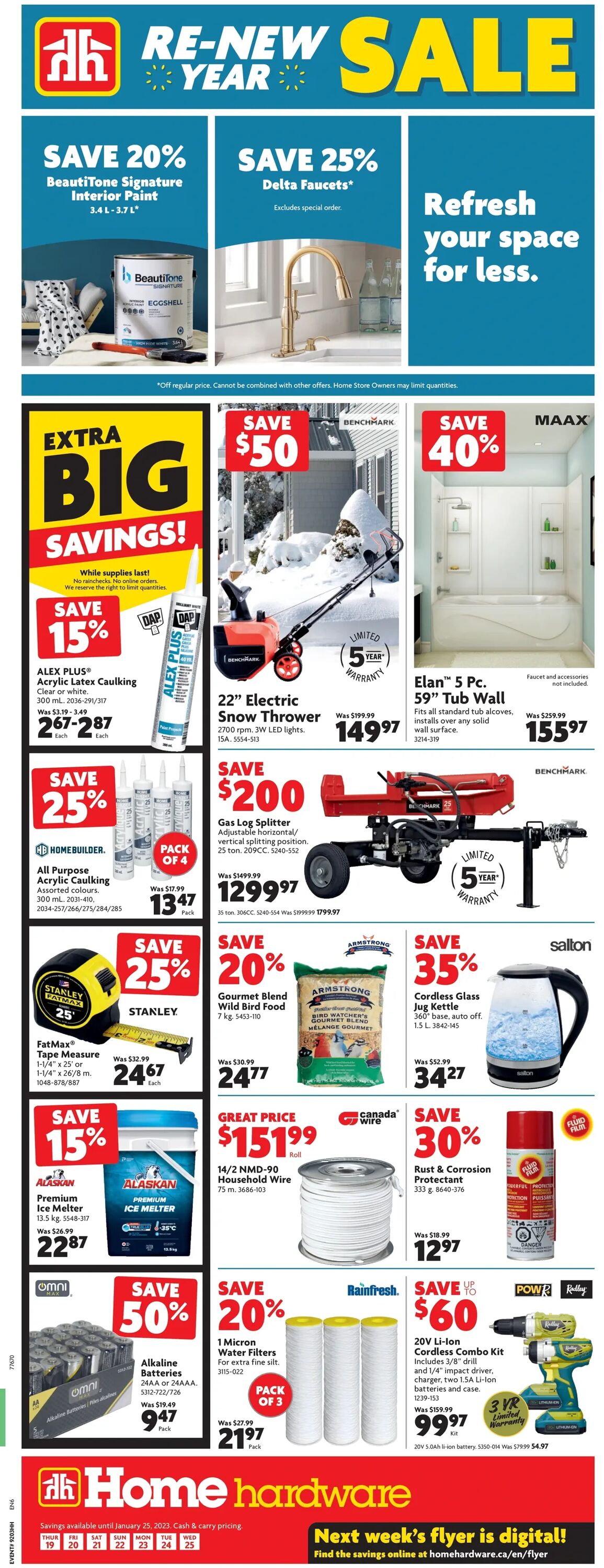 Home Hardware Flyer from 01/19/2023