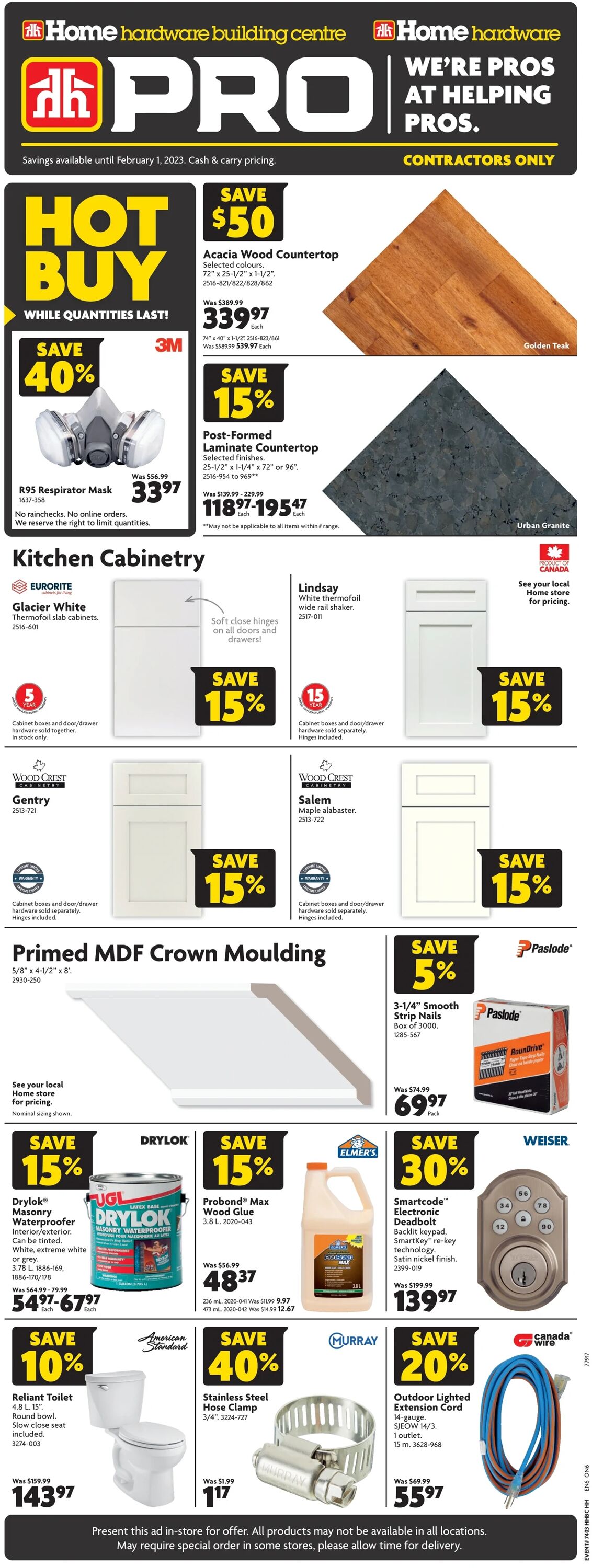Home Hardware Flyer from 01/19/2023