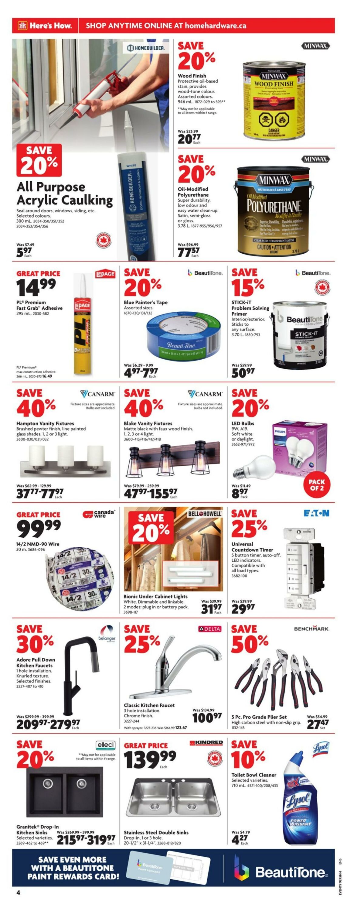 Home Hardware Flyer from 11/09/2023