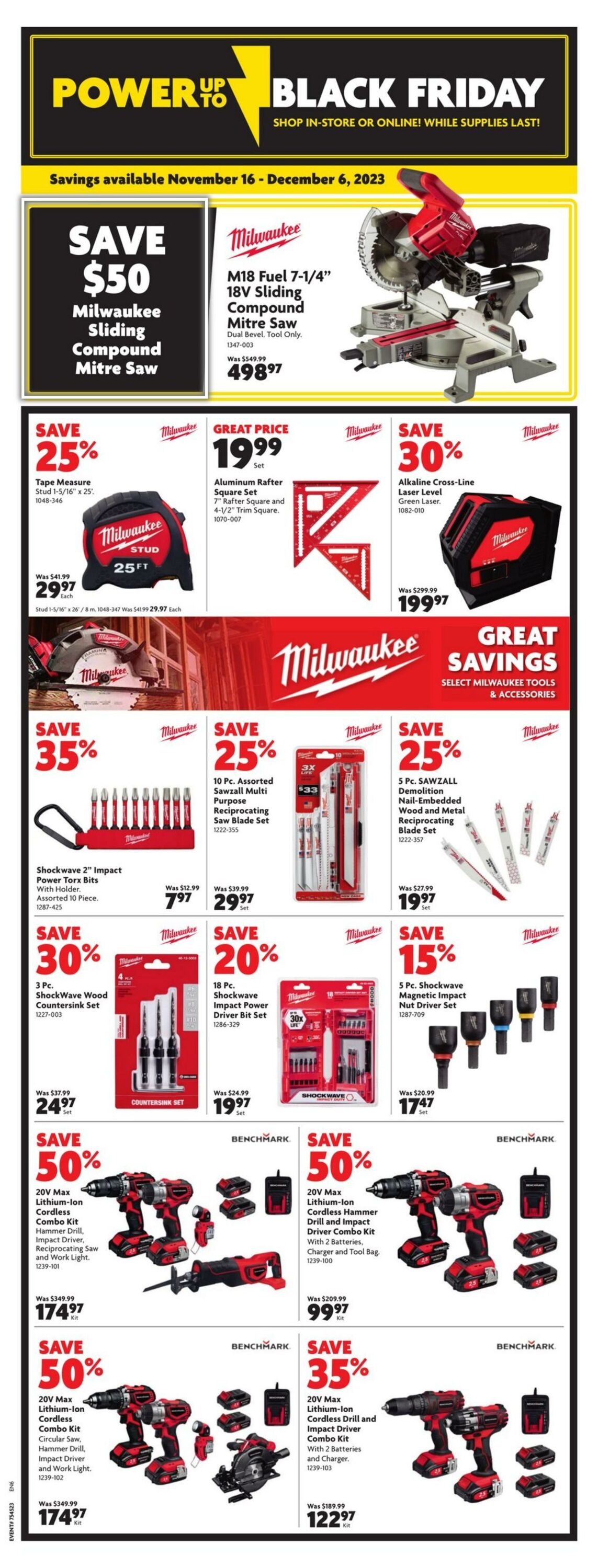 Home Hardware Flyer from 11/16/2023