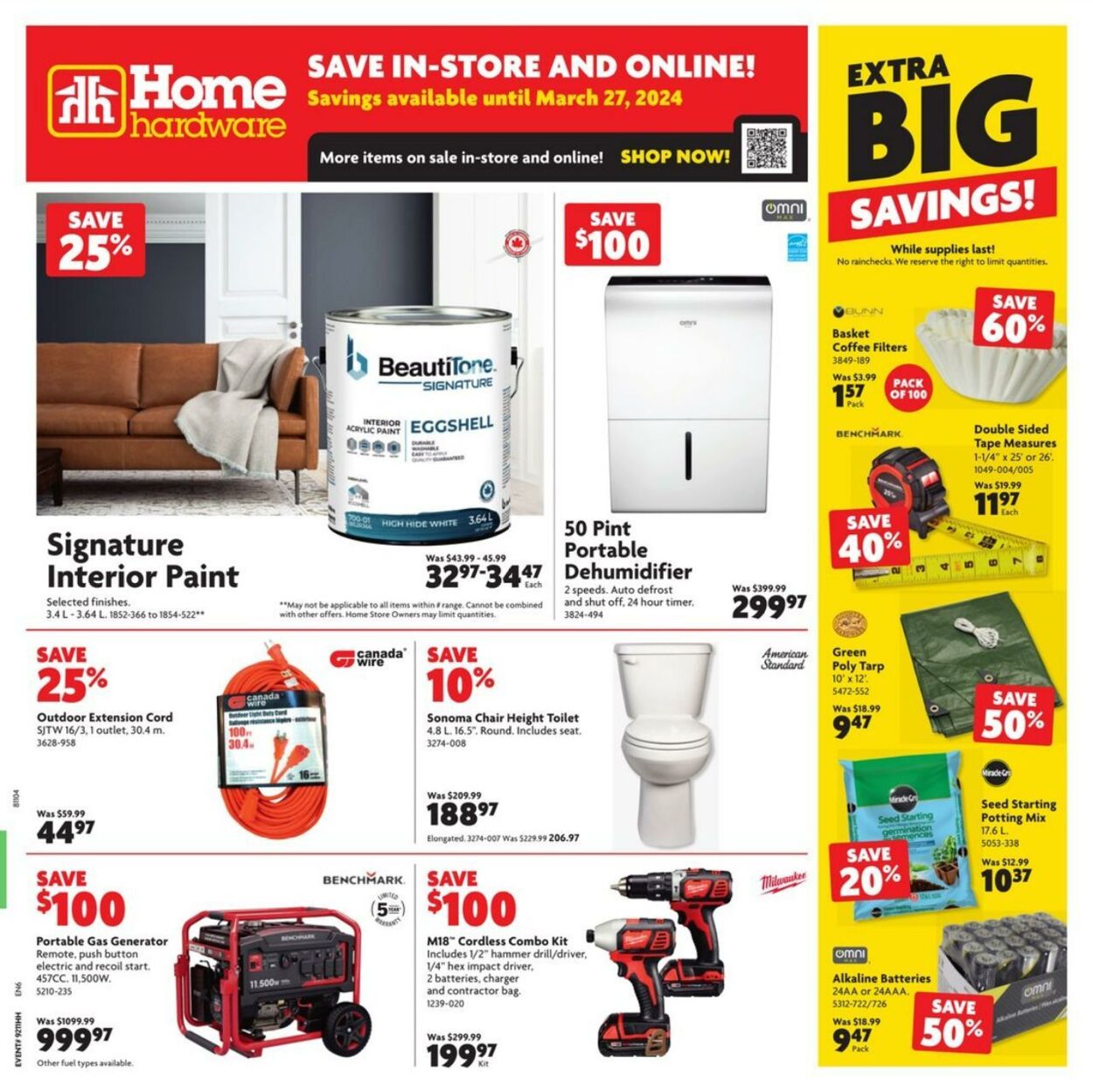 Home Hardware Flyer from 03/14/2024